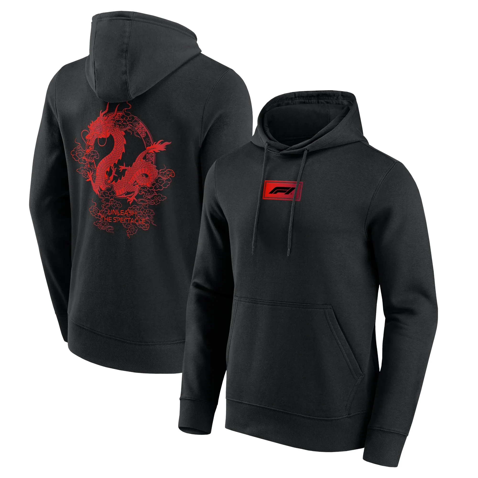 Formula 1 Unleash The Dragon Graphic Hoodie - Black - Unisex