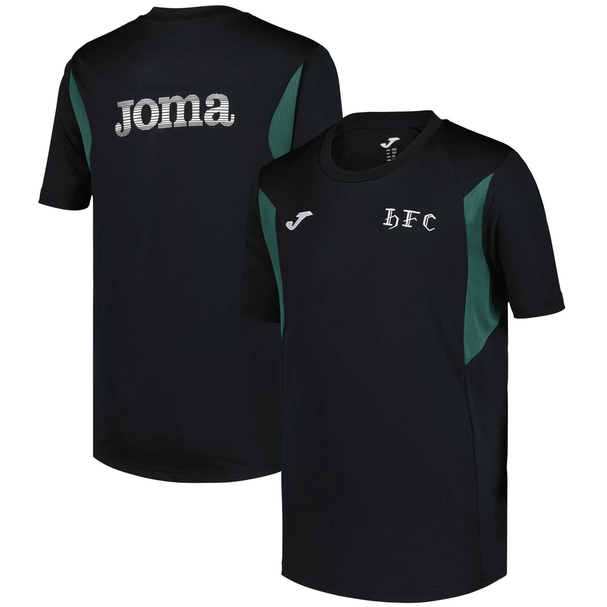 Hibernian Joma Coaches Training Top - Black - Kids