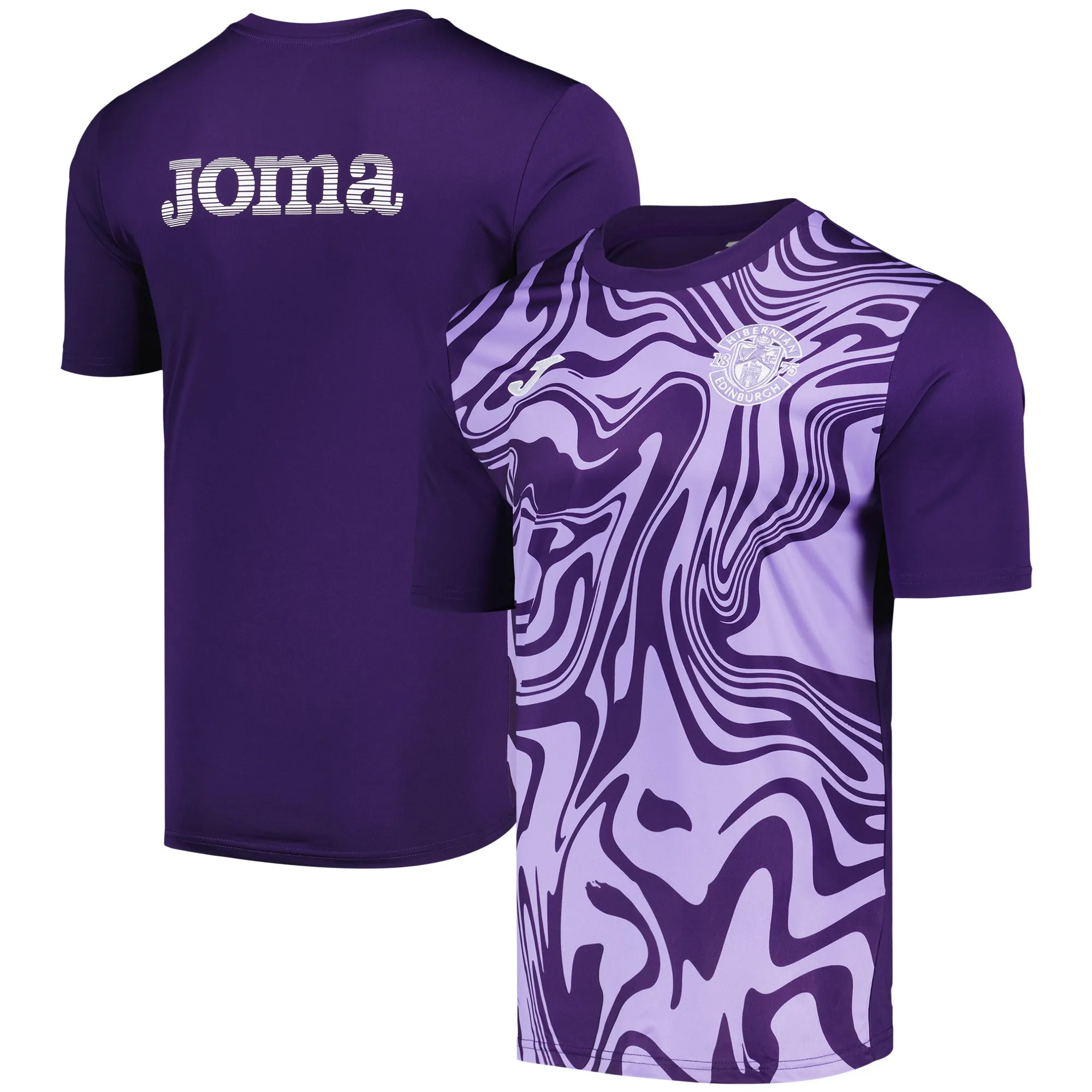 Hibernian Joma Player Training Top - Purple