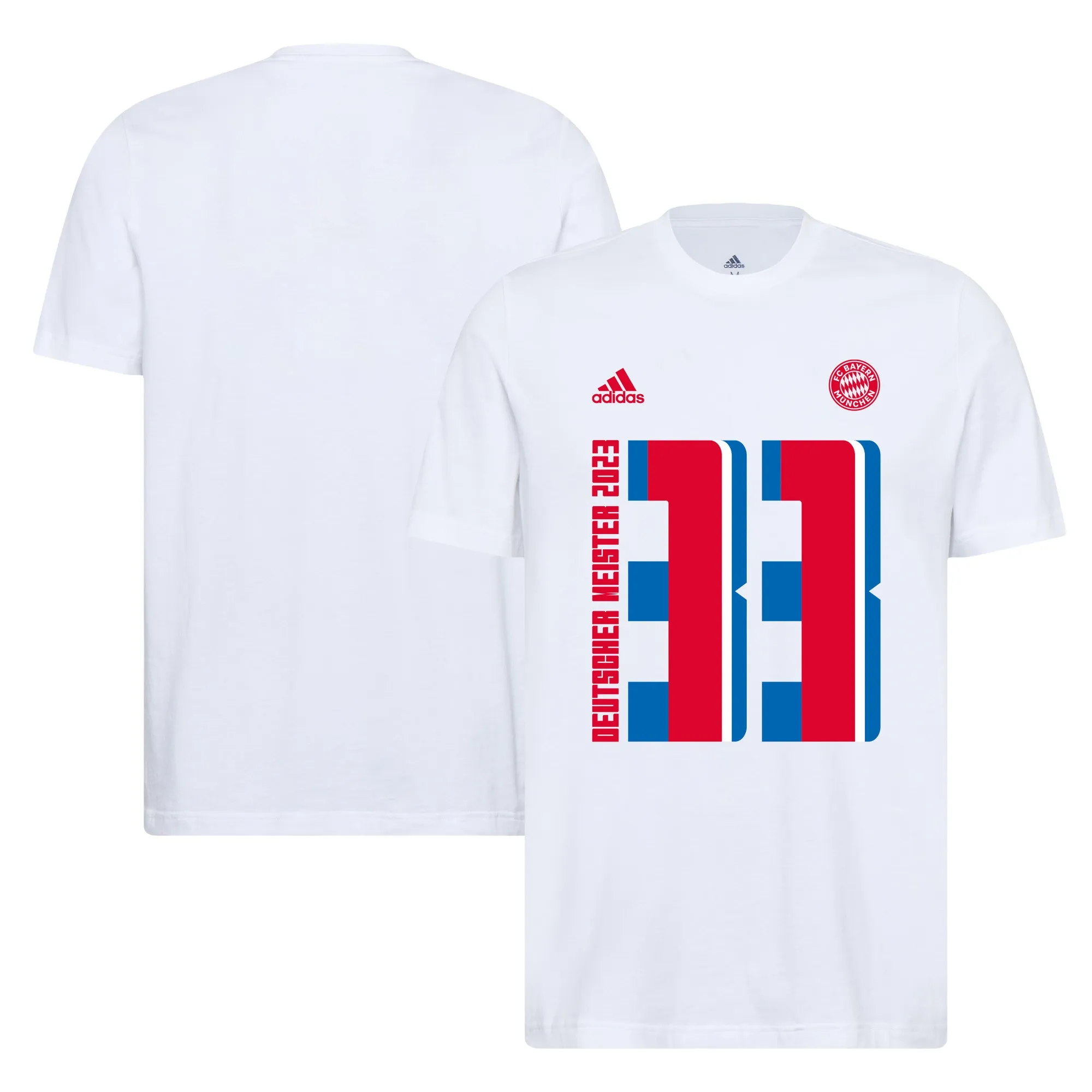 FC Bayern adidas Meister11 T-Shirt - White - Kids