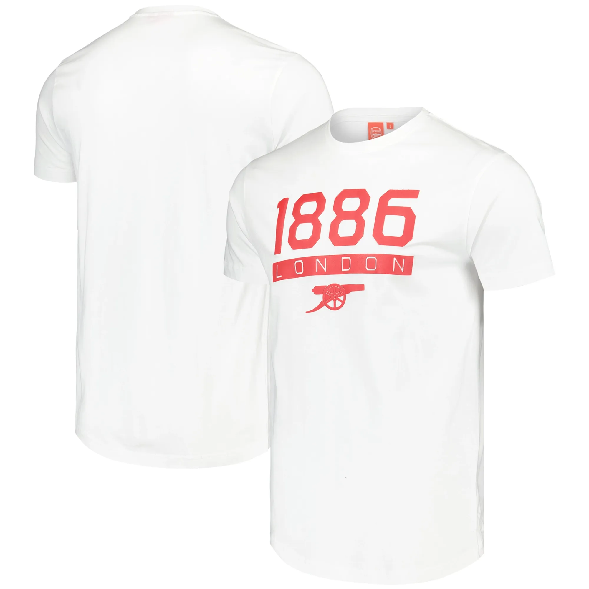 Arsenal Core Established Graphic T-Shirt - White - Mens
