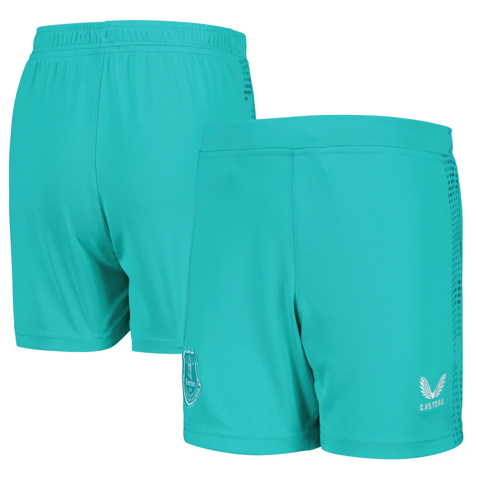 Everton Castore Away Goalkeeper Shorts 2024-25 - Kids