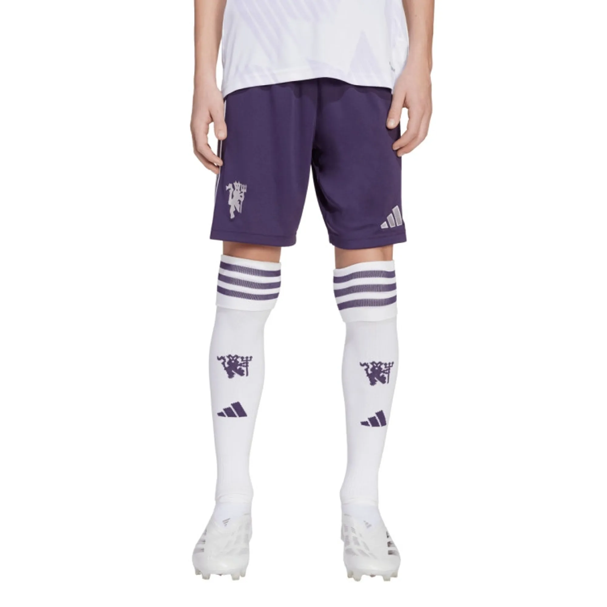Manchester United adidas Away Shorts 2025-26 - Kids