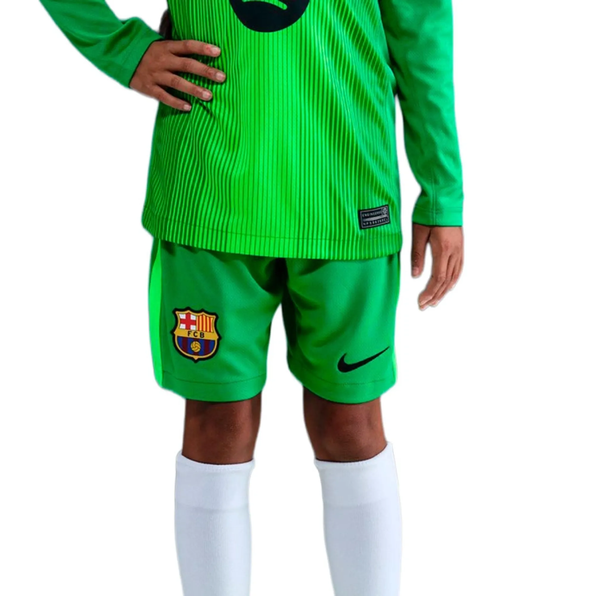 Barcelona Nike Home Goalkeeper Stadium Short 2025-26 - Kids