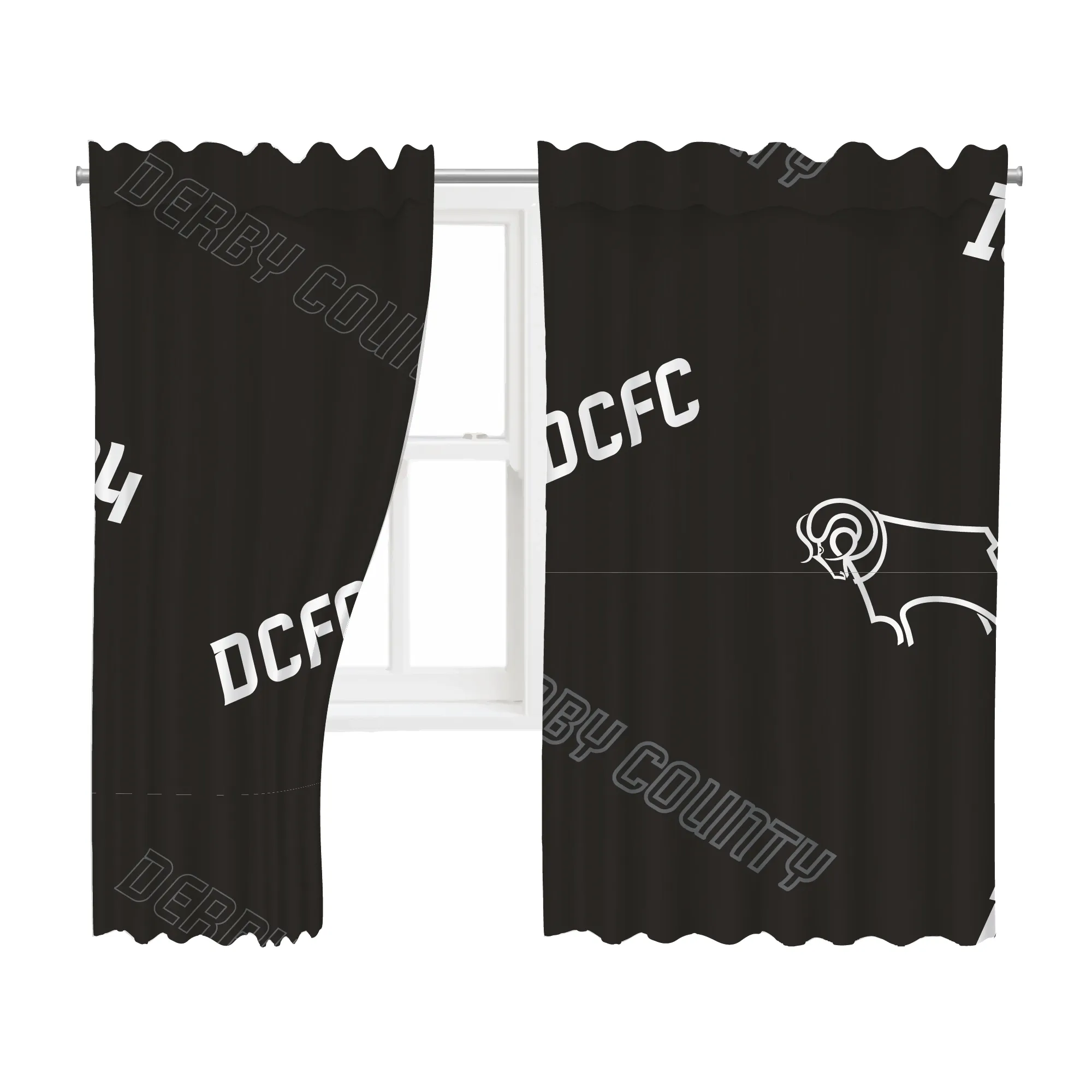 Derby County 72" Drop Rotary Curtains