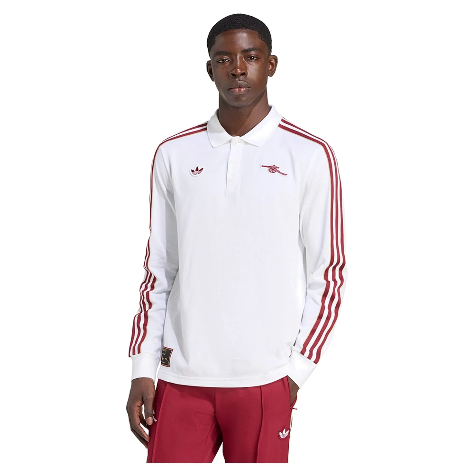 Arsenal adidas Icon Polo - White