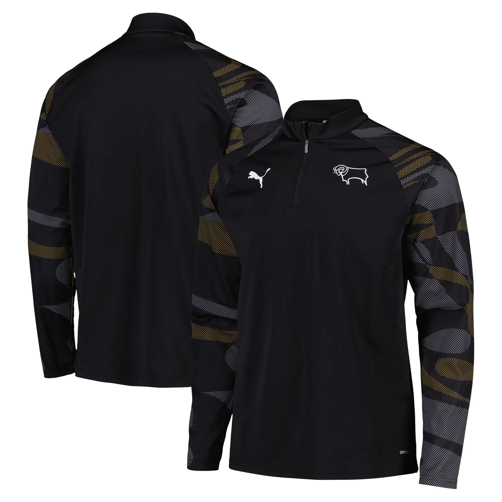 Derby County PUMA Home Pre Match Midlayer - Black