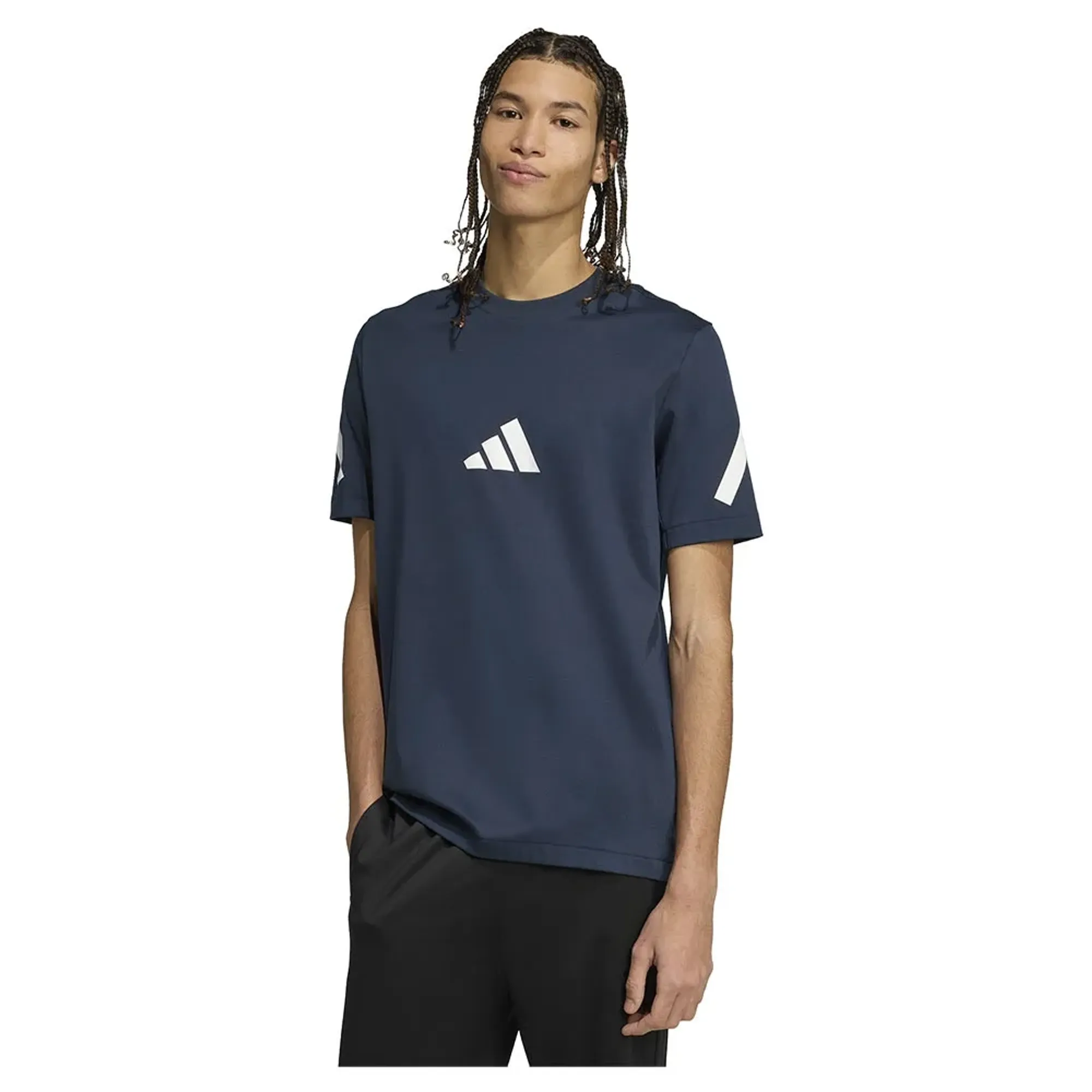 Aston Villa adidas Travel Z.N.E T-Shirt - Dark Blue