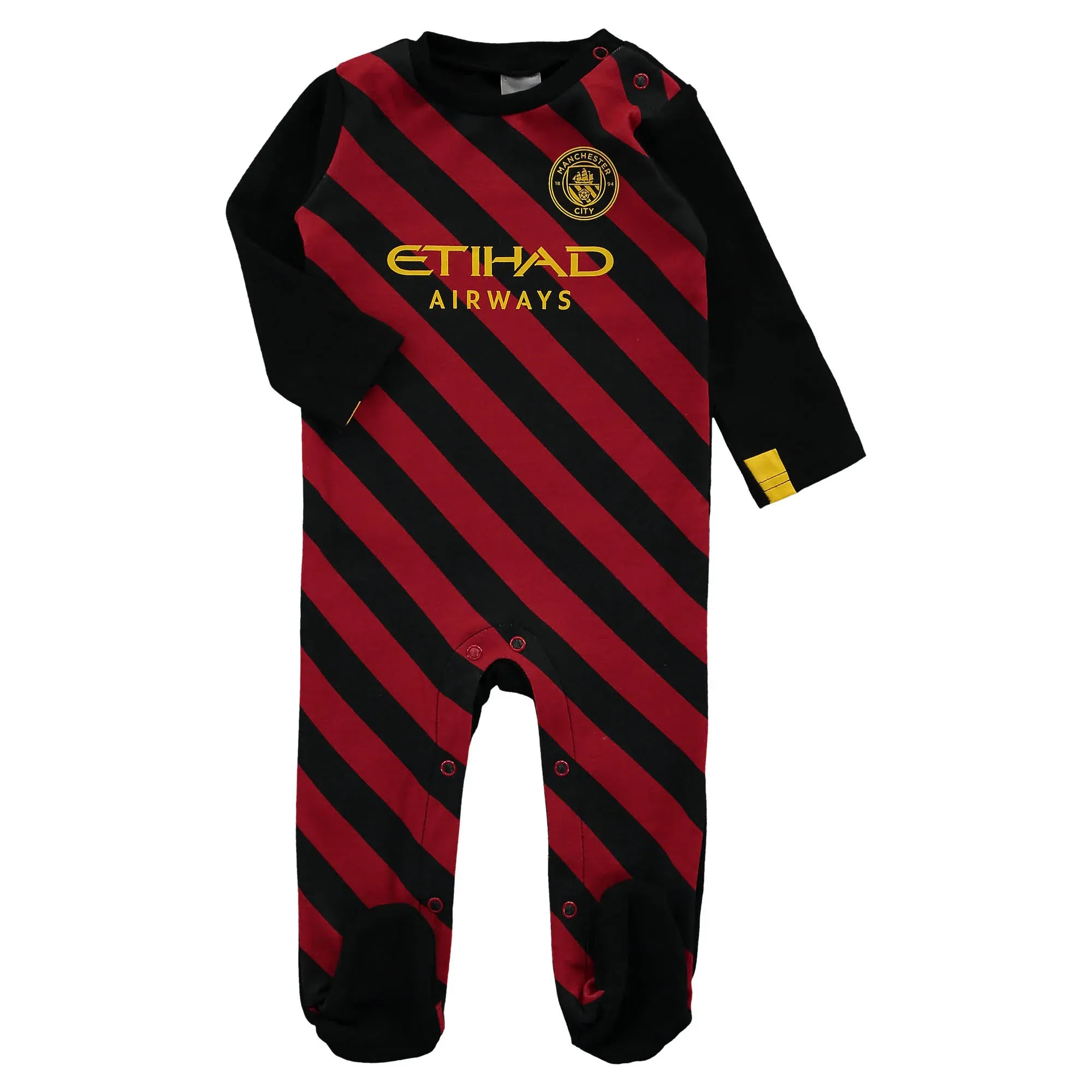 Manchester City 2022-23 Away Kit Sleepsuit - Baby