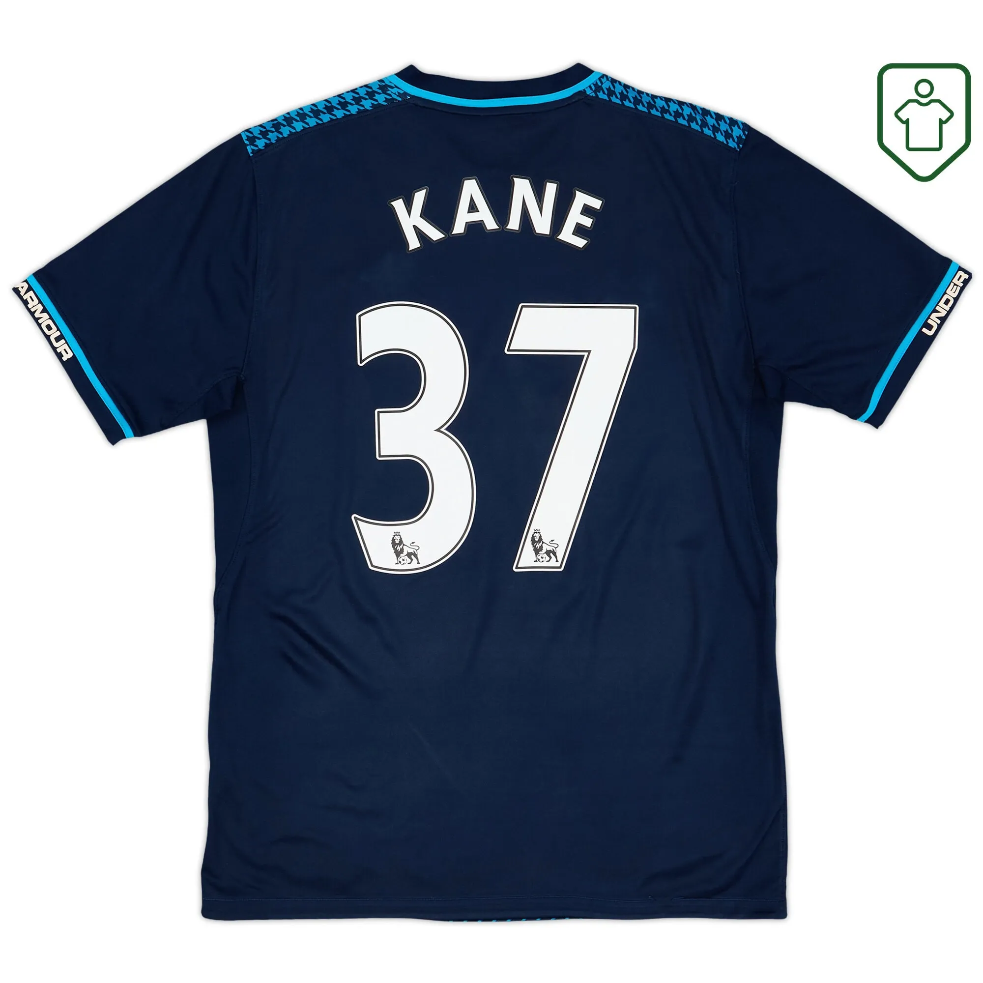 Tottenham Hotspur Under Armour Third Shirt Kane #37 2013-14 - Very Good - 7/10