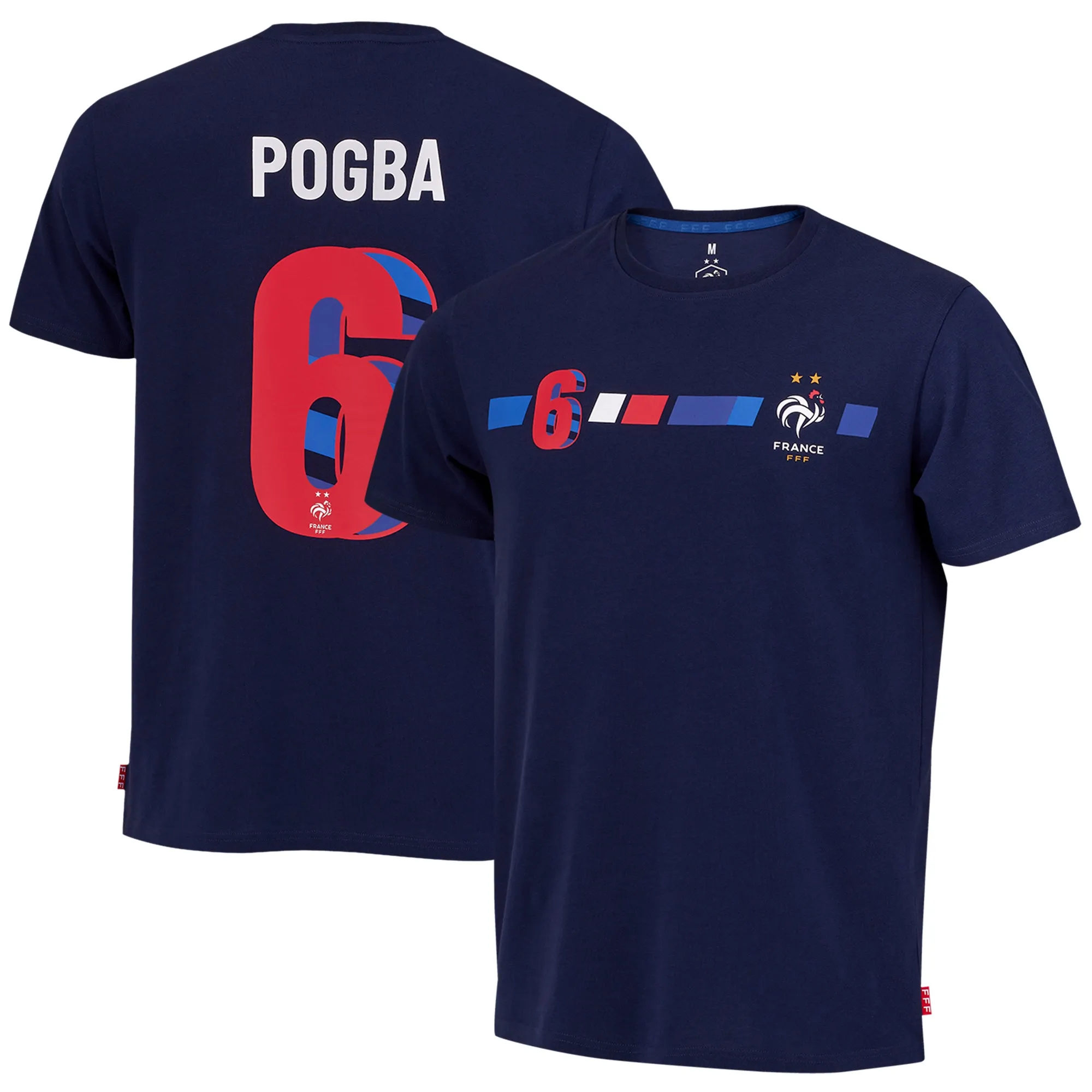 France Player T-Shirt POGBA N°6 - Blue - Mens