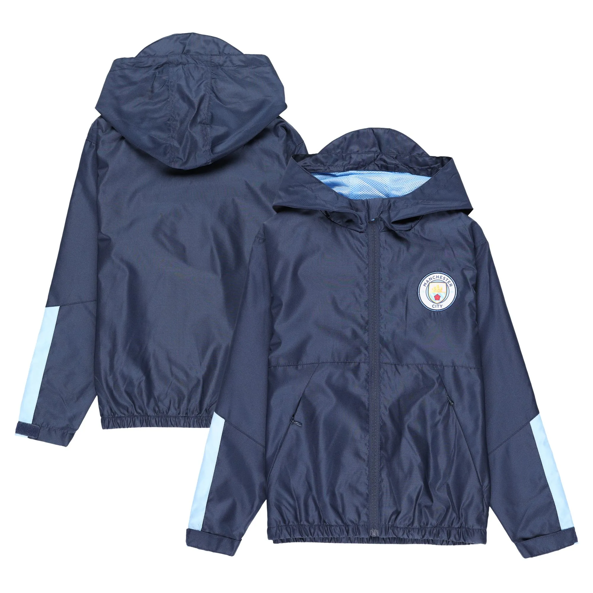 Manchester City Core Shower Jacket - Navy - Kids