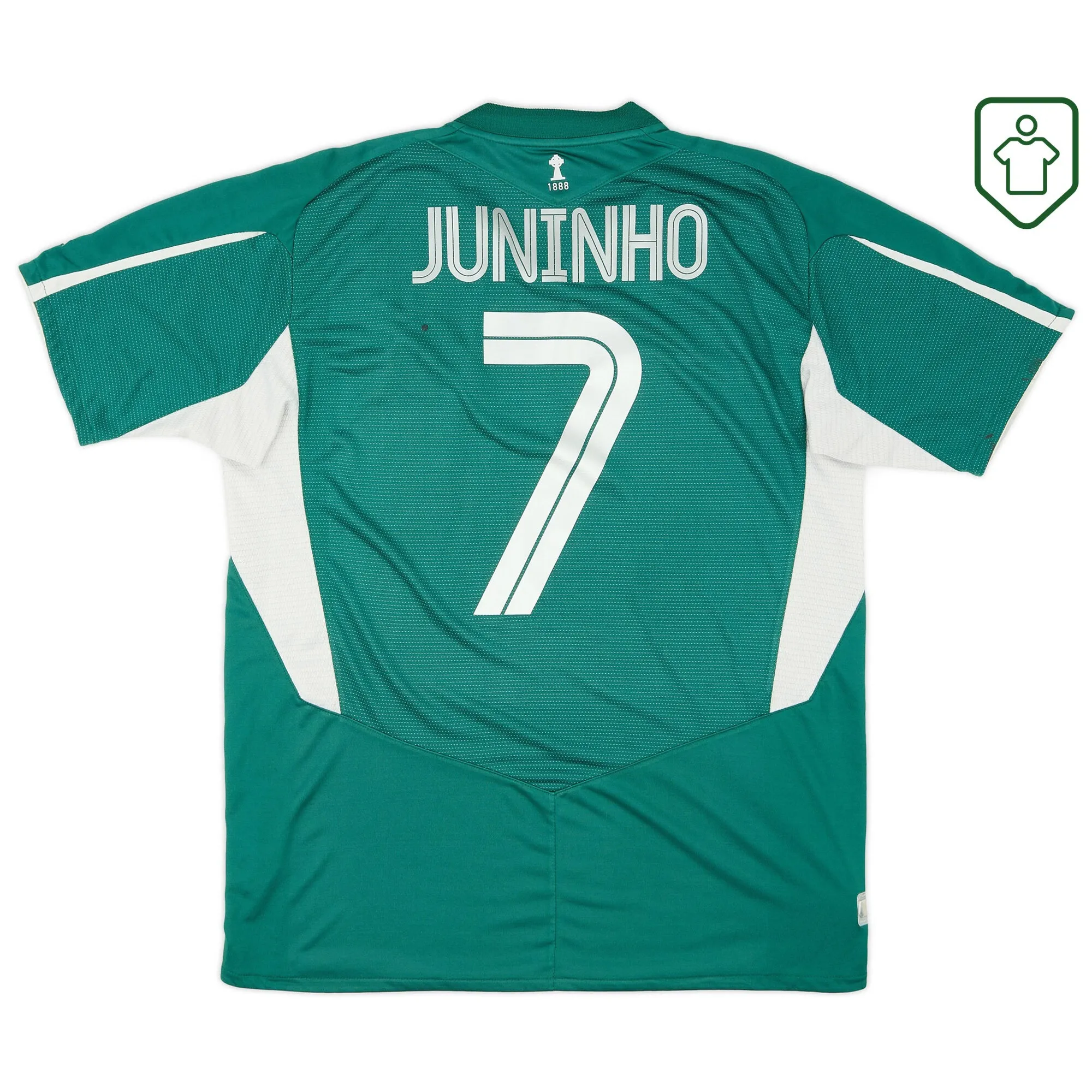 Celtic Umbro Away Shirt Juninho #7 2004-05 - Very Good - 7/10