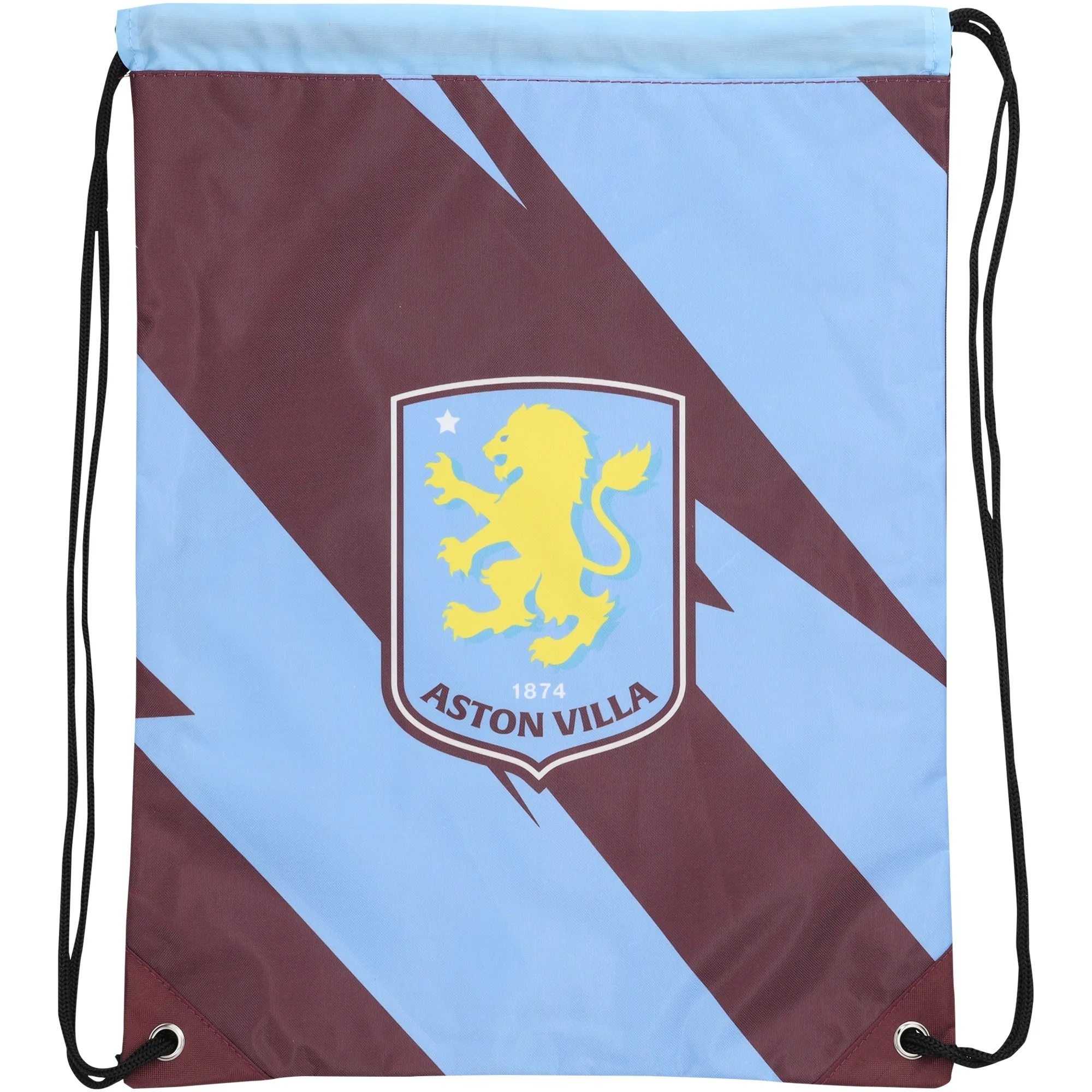 Aston Villa Crest Gym Bag - 36w x 47h cm