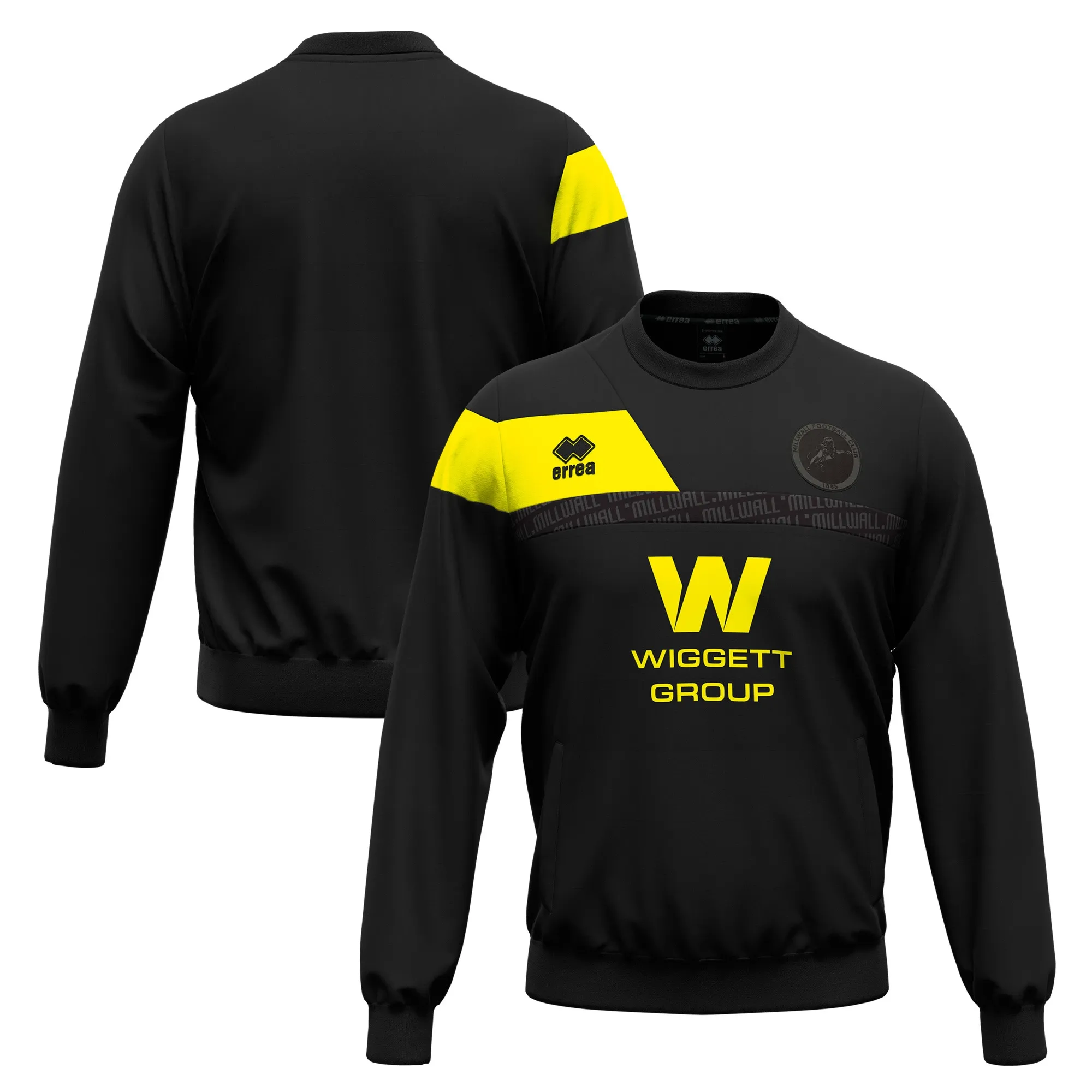 Millwall Errea Staff Training Top - Black