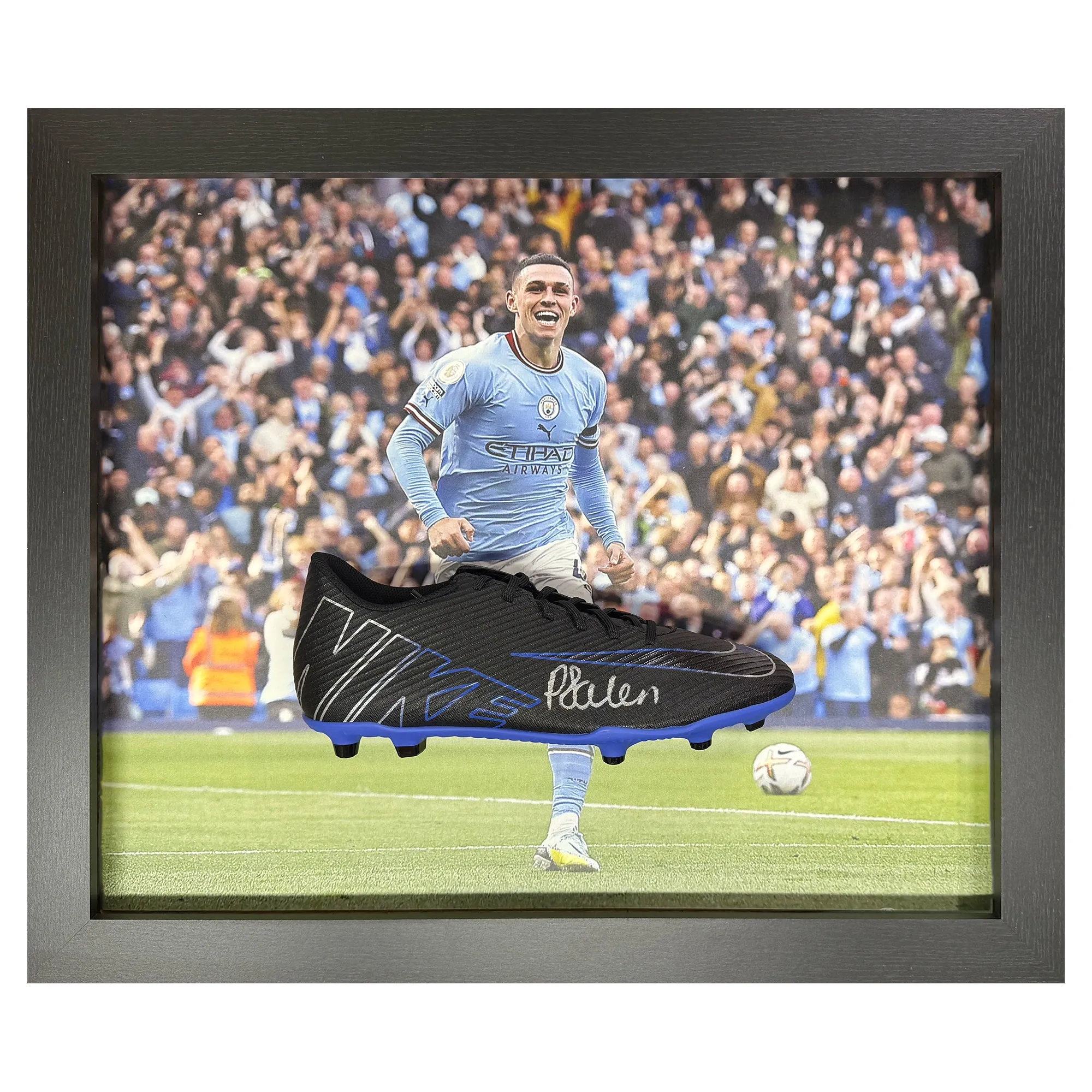 Manchester City Phil Foden Signed Nike Football Boot