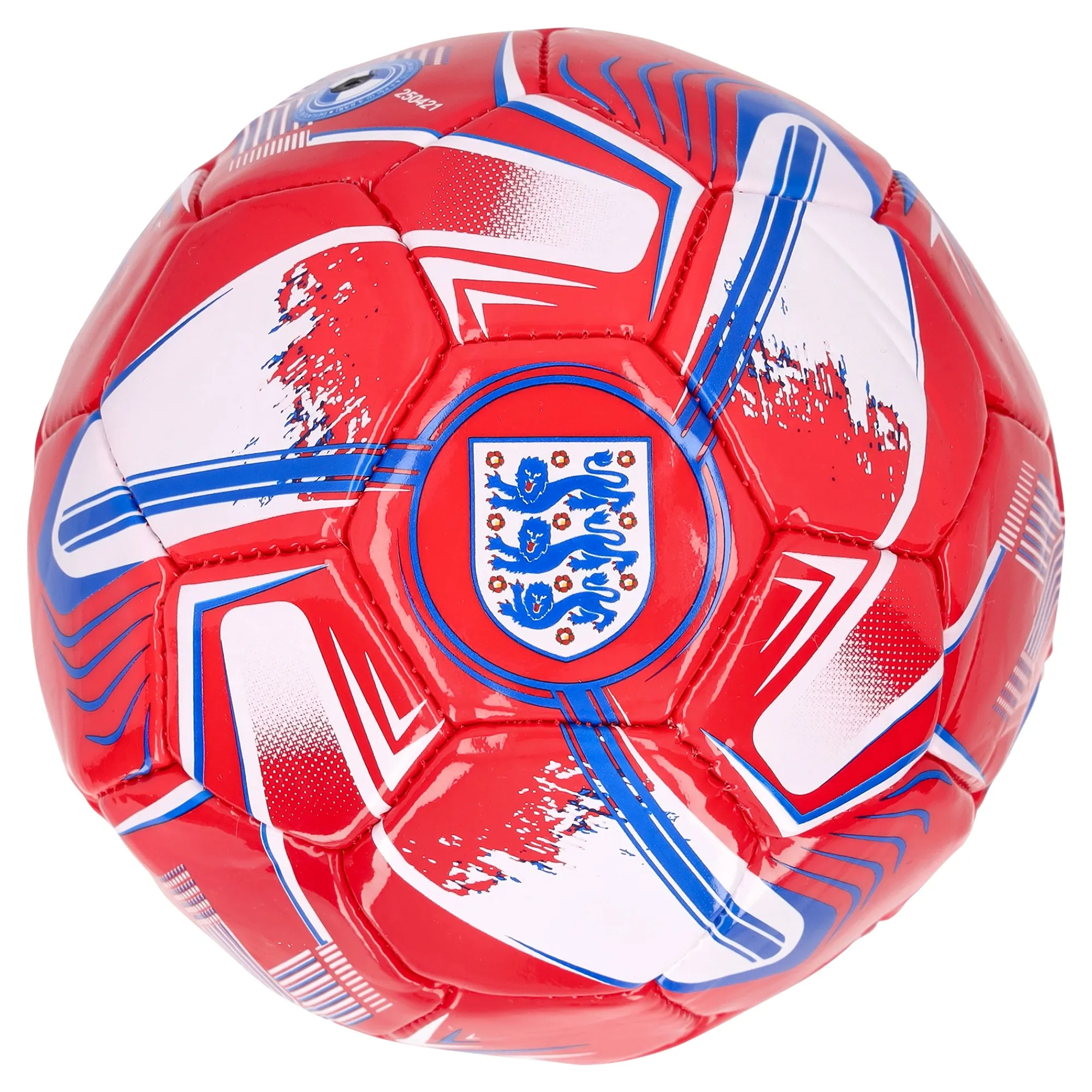 England Turbine 32 Panel Football - Red - Size 1