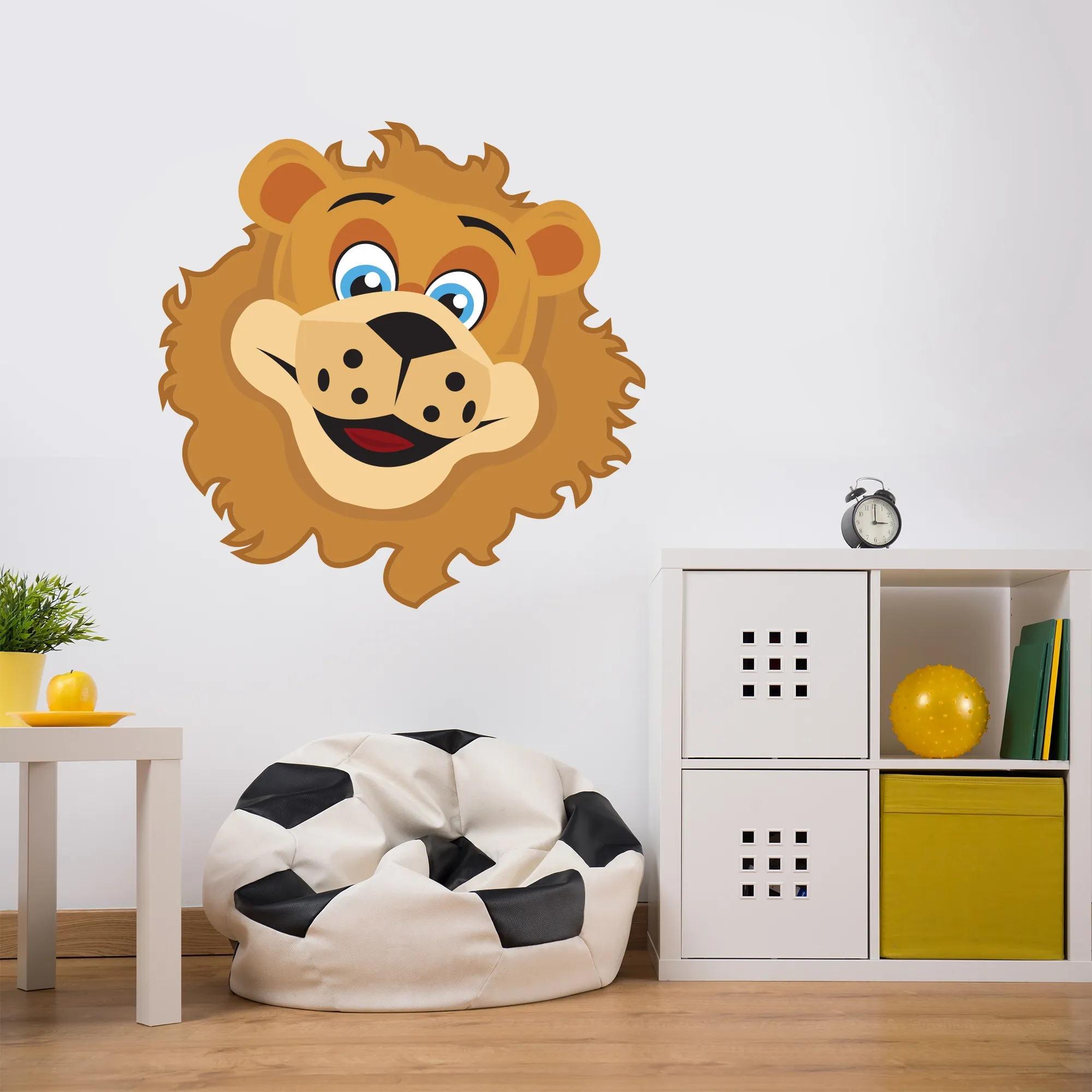 Millwall Zampa Head Mascot Wall Sticker - 60cm height x 60cm width