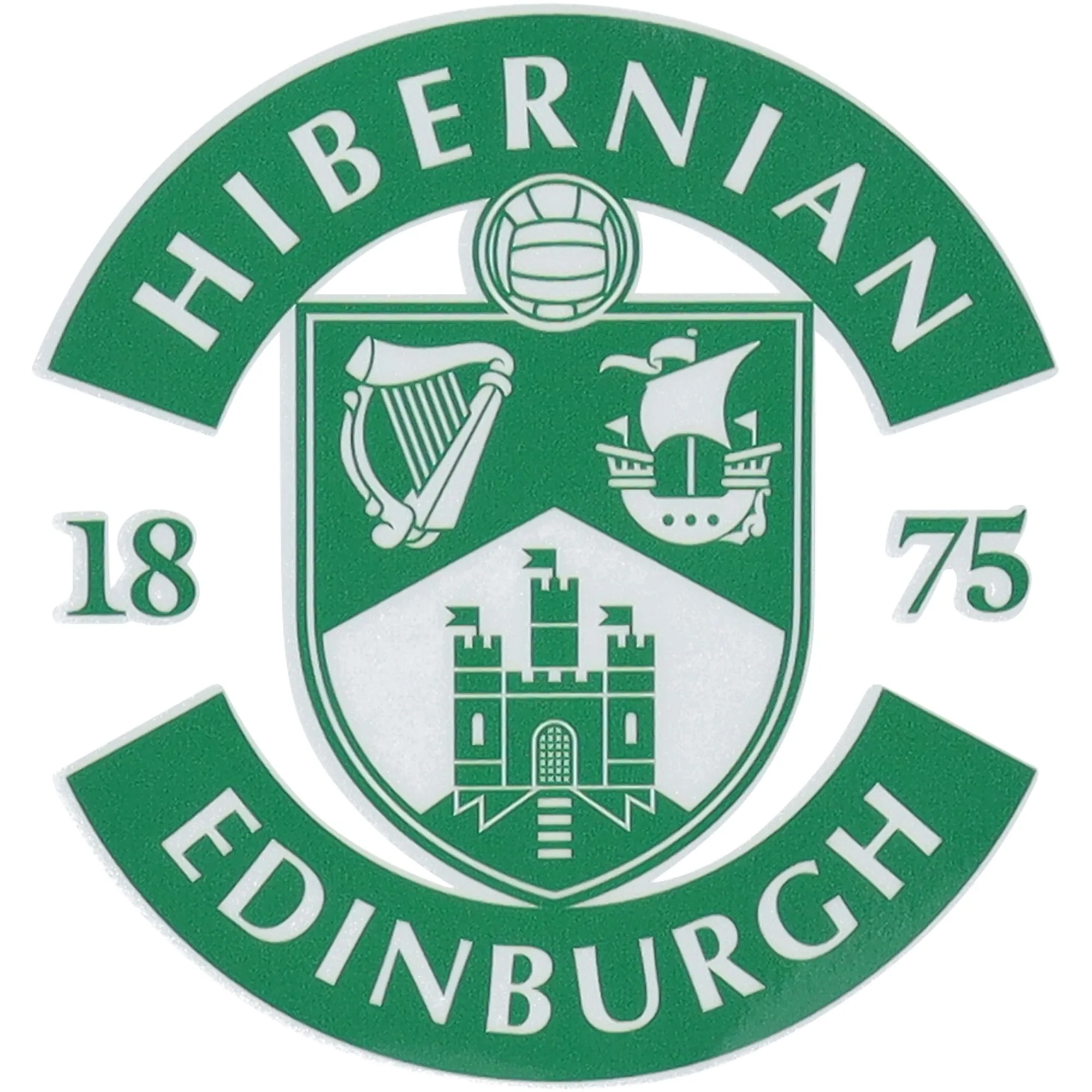 Hibernian Car Sticker - Small