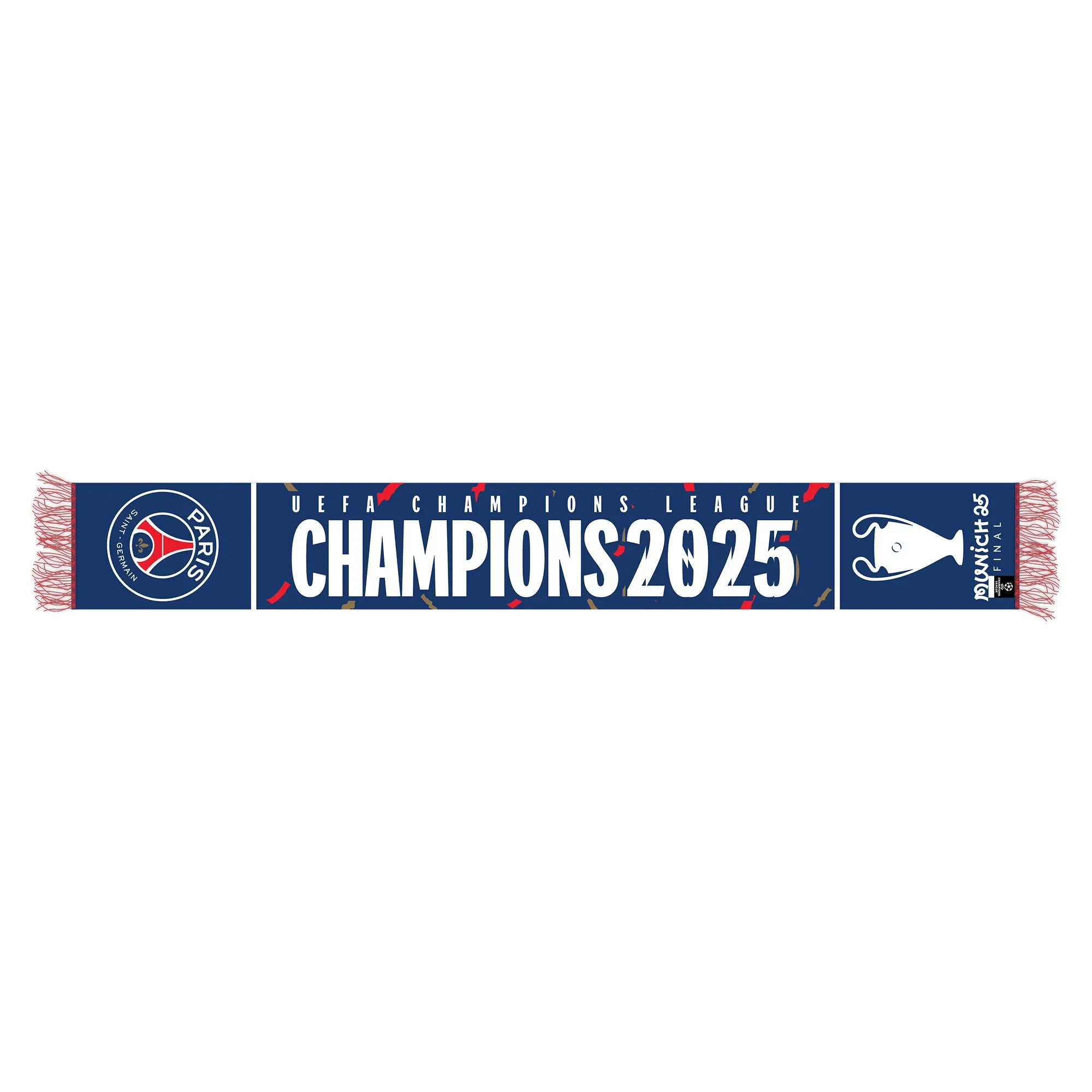 PSG UCL Champions 2025 Woven Scarf