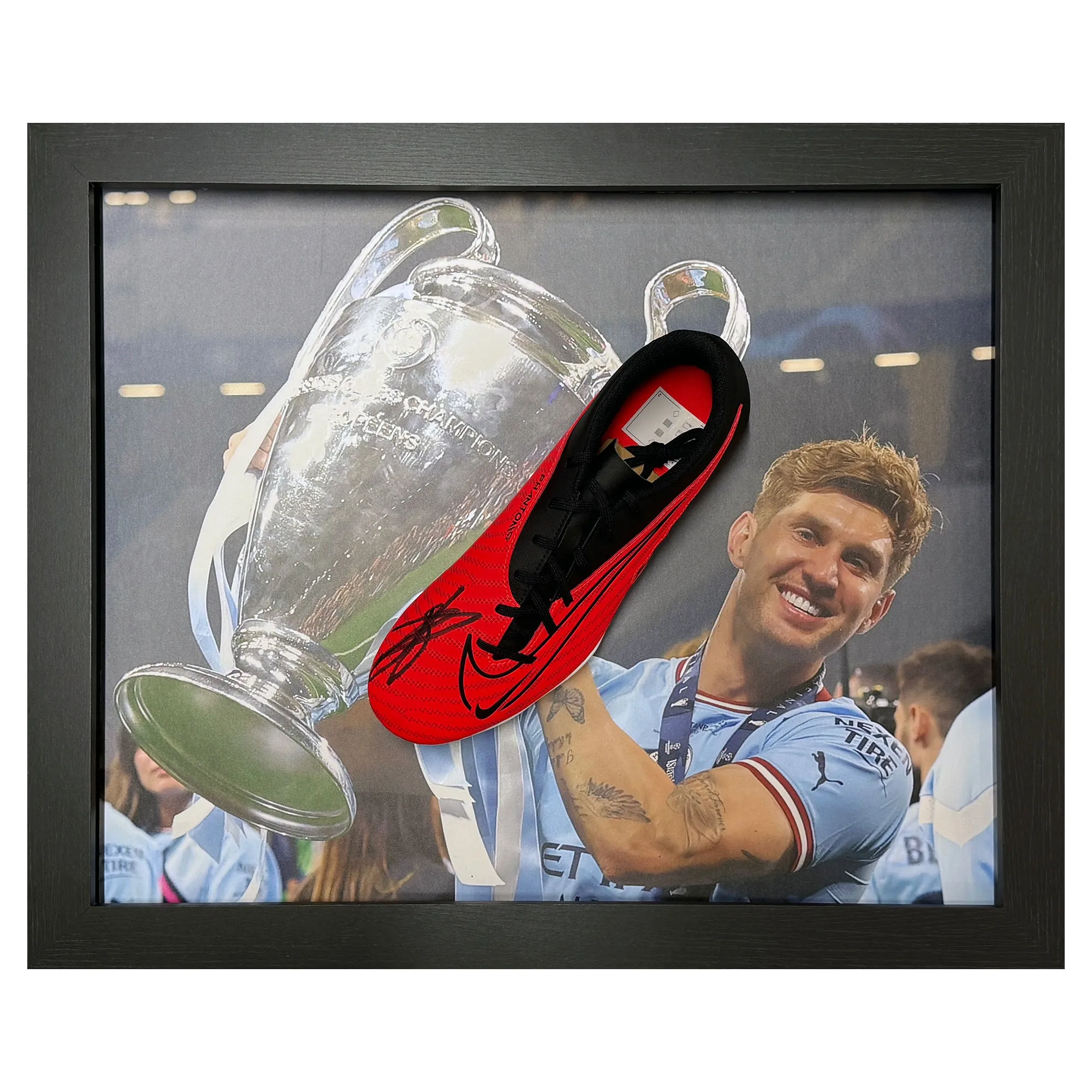 Manchester City John Stones Signed Nike Football Boot