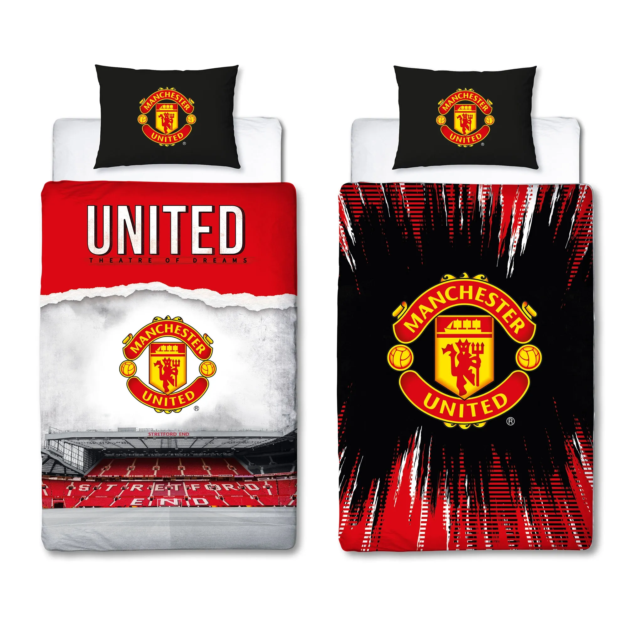 Manchester United Theatre Panel Duvet - Single