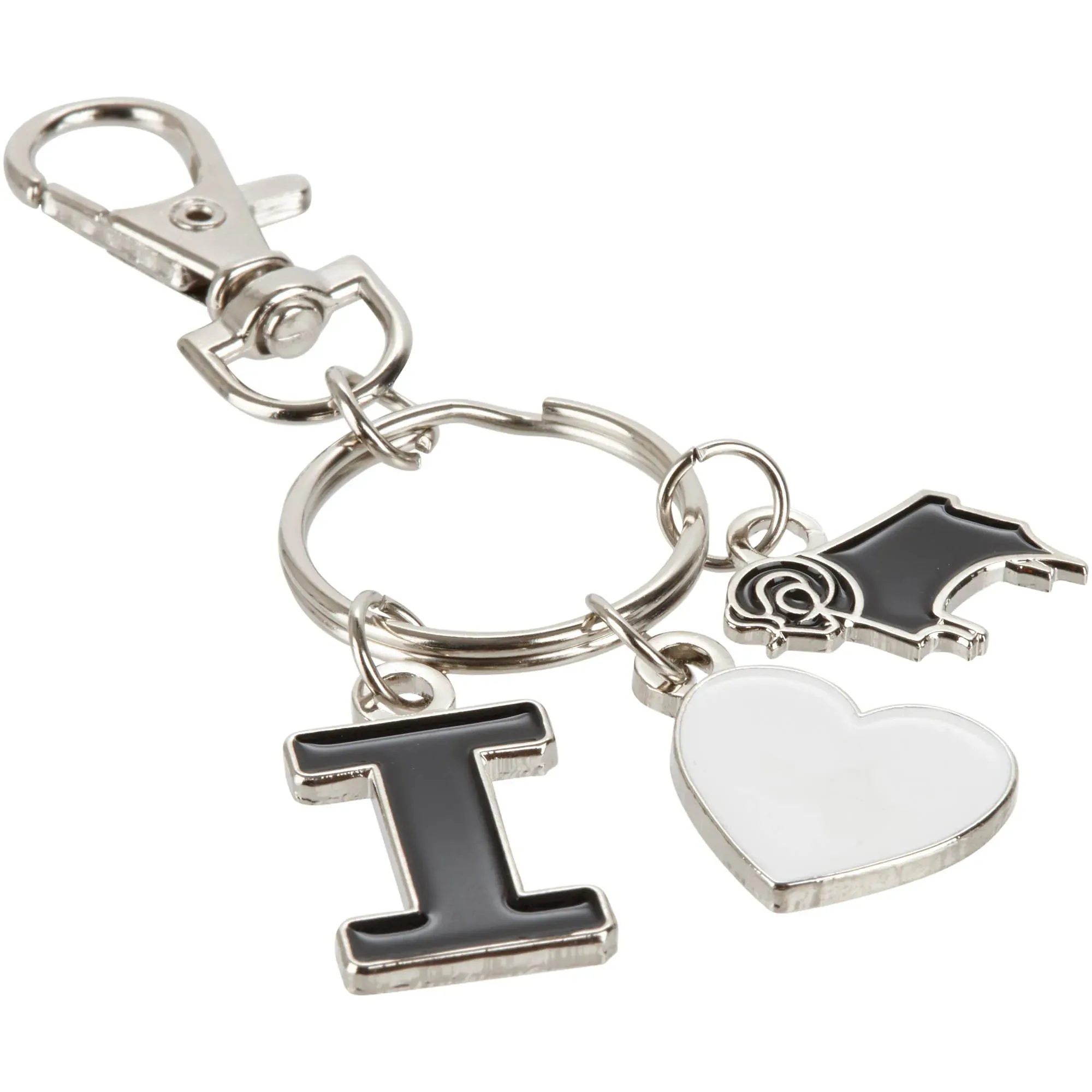 Derby County I Love Charm Keyring