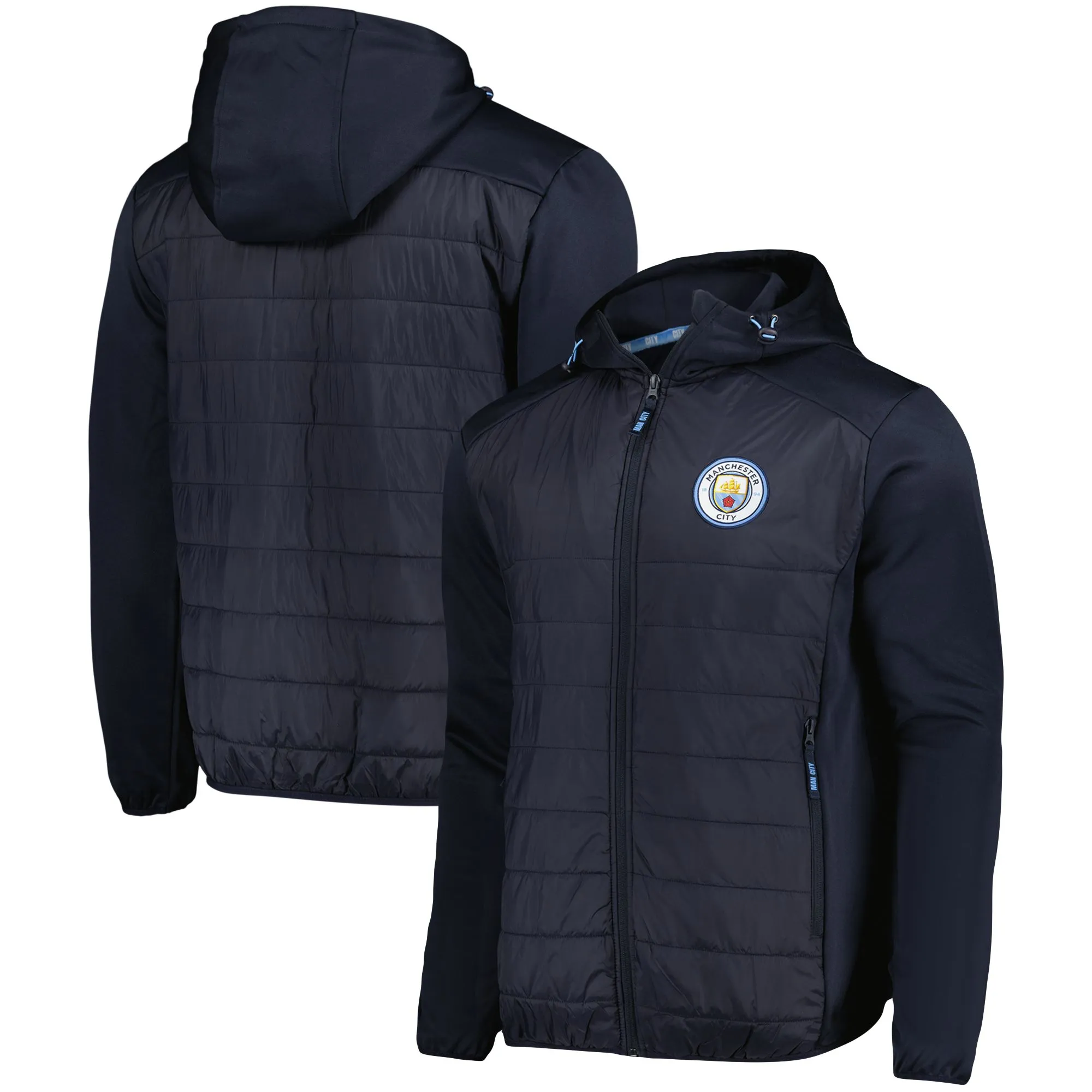 Manchester City Hybrid Jacket - Navy - Mens