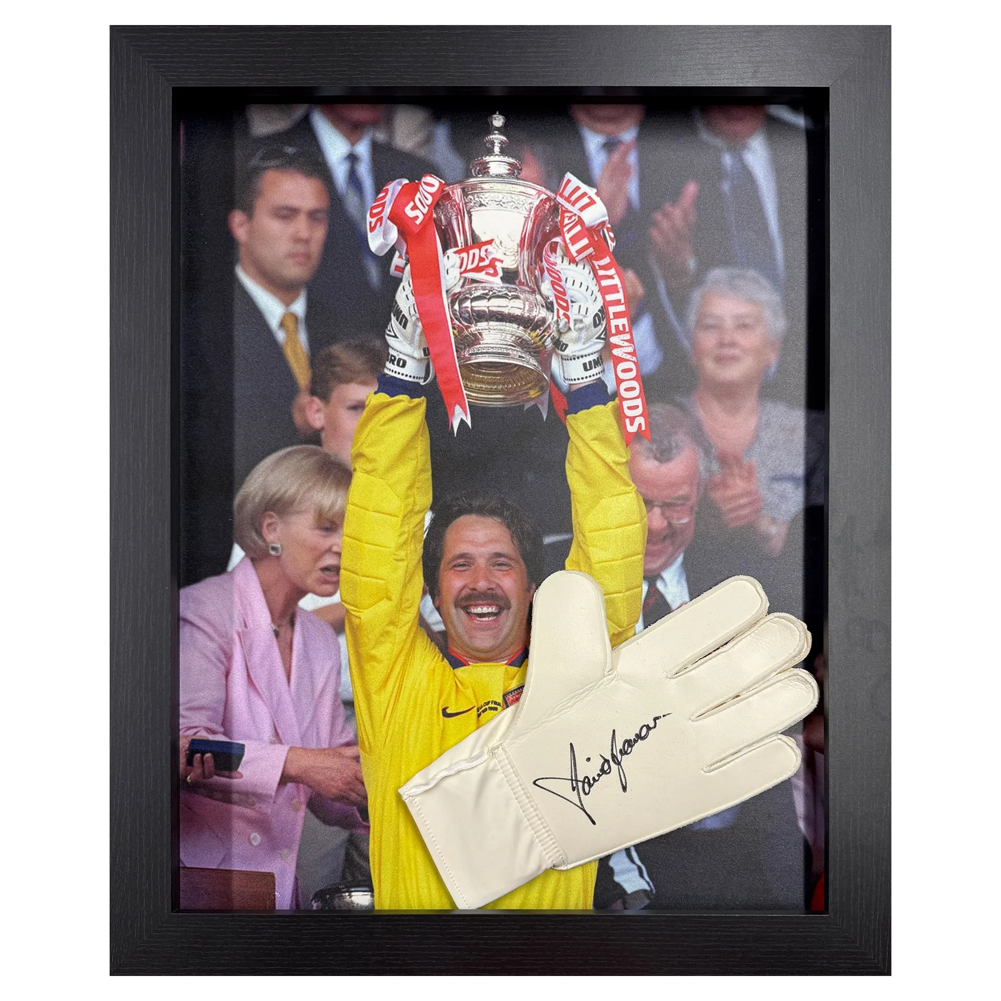 Arsenal David Seaman Signed Adidas Goalkeeper Glove