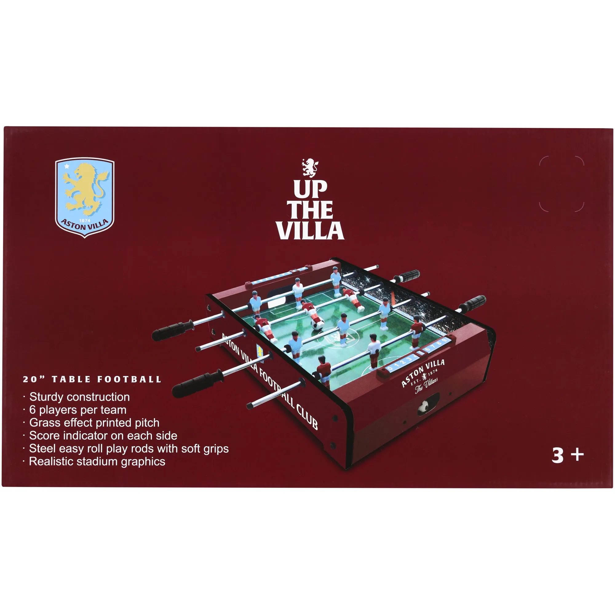 Aston Villa Football Table Game - 20 Inch