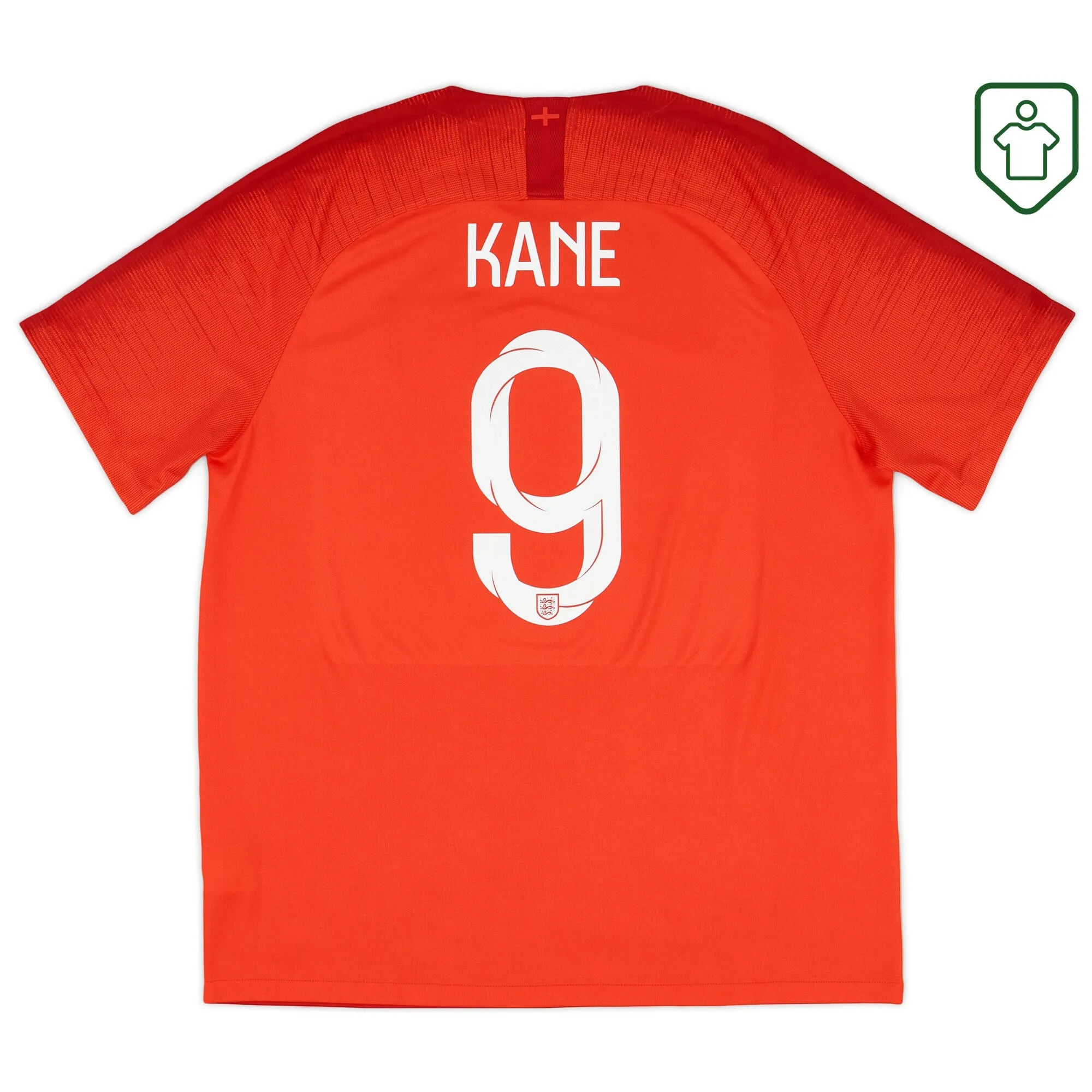 England Nike Away Shirt Kane #9 2018-19 - Excellent - 8/10