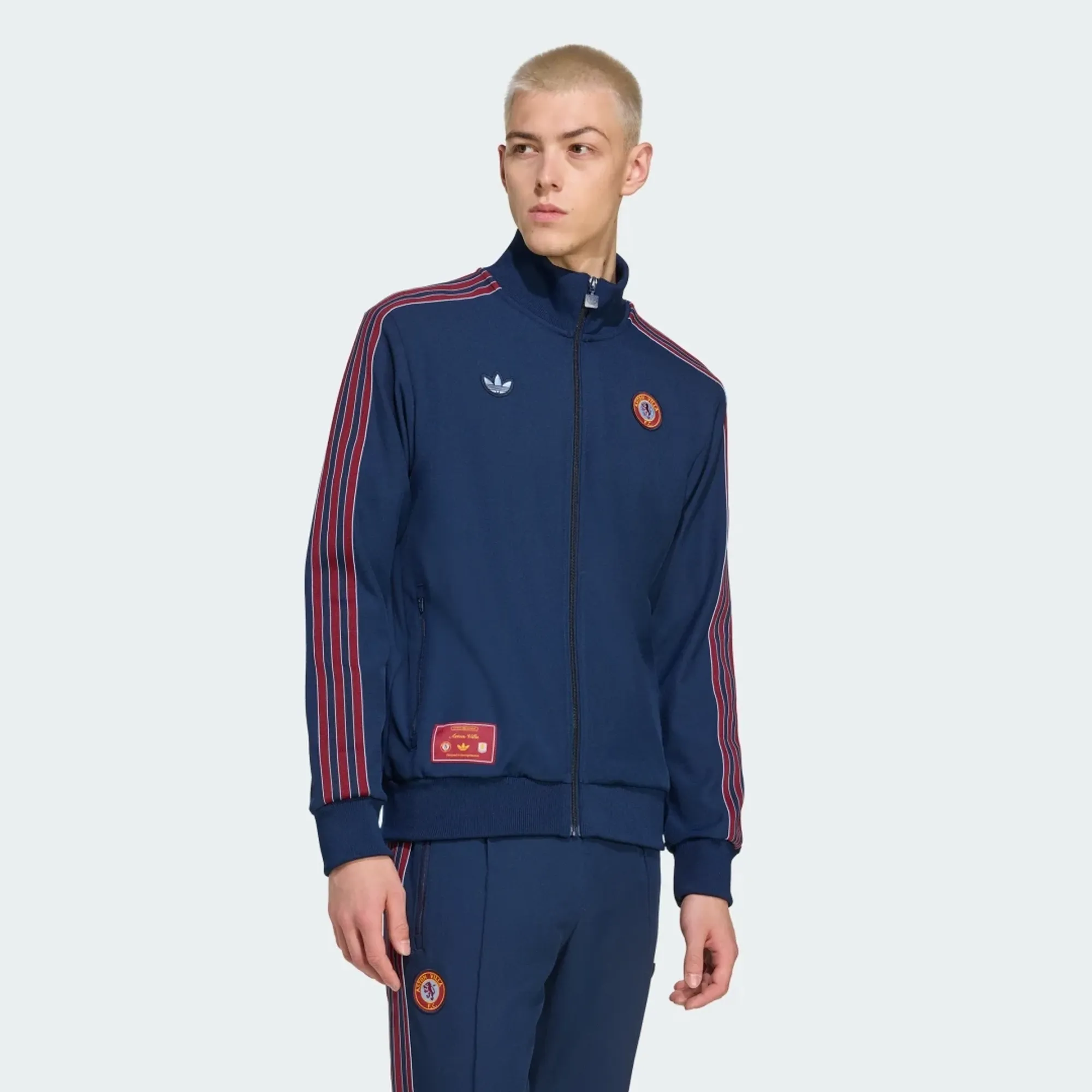 トップス Aston Villa FC Terrace Icon Track Top adidas Aston Villa FC Terrace Icons Track Top | JN0220 | FOOTY.COM