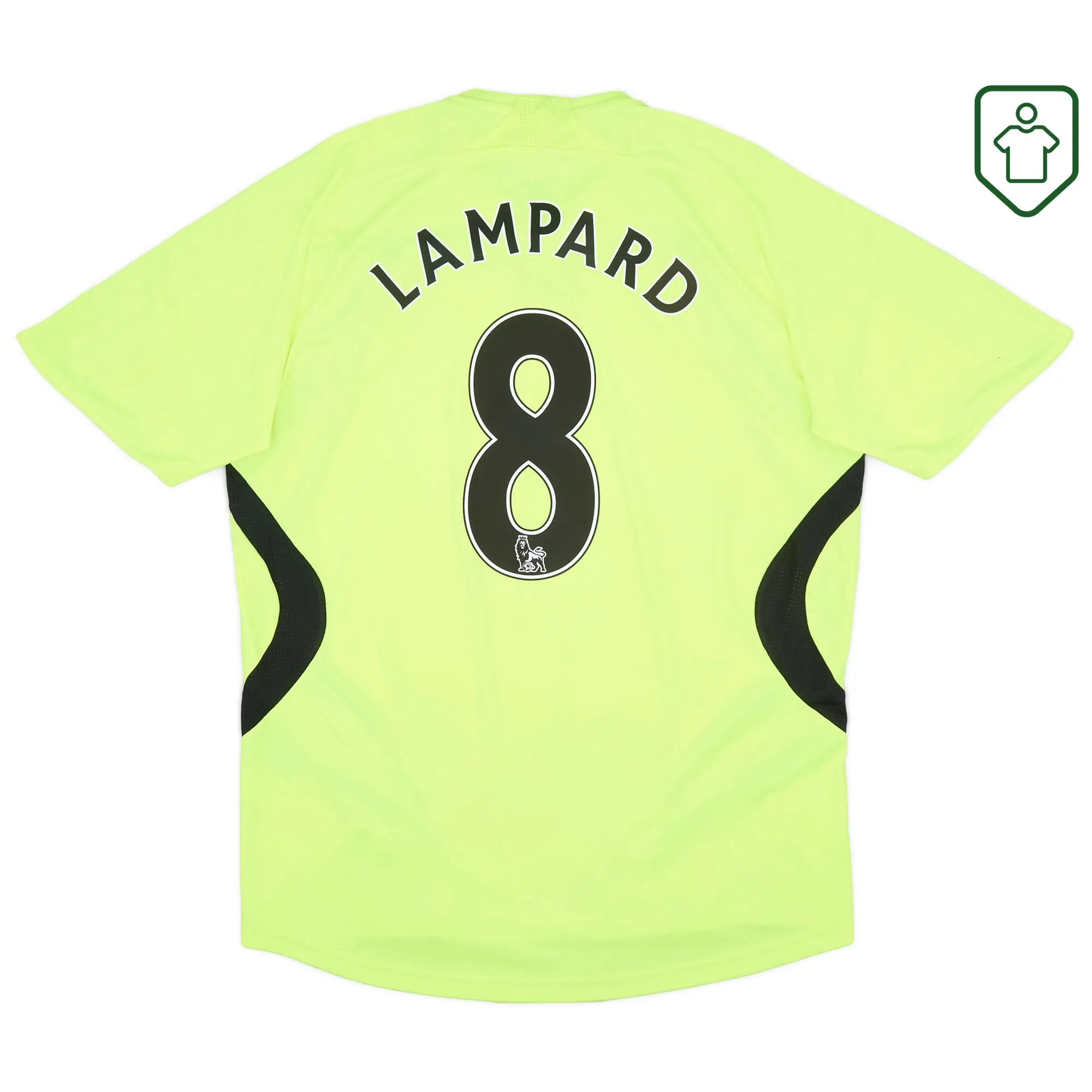 Chelsea adidas Away Shirt Lampard #8 2007-08 - Very Good - 6/10