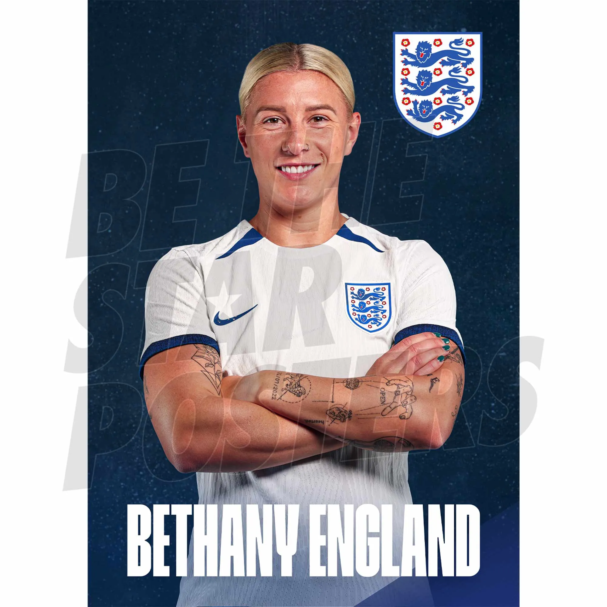 England Bethany England Headshot Home Poster A3