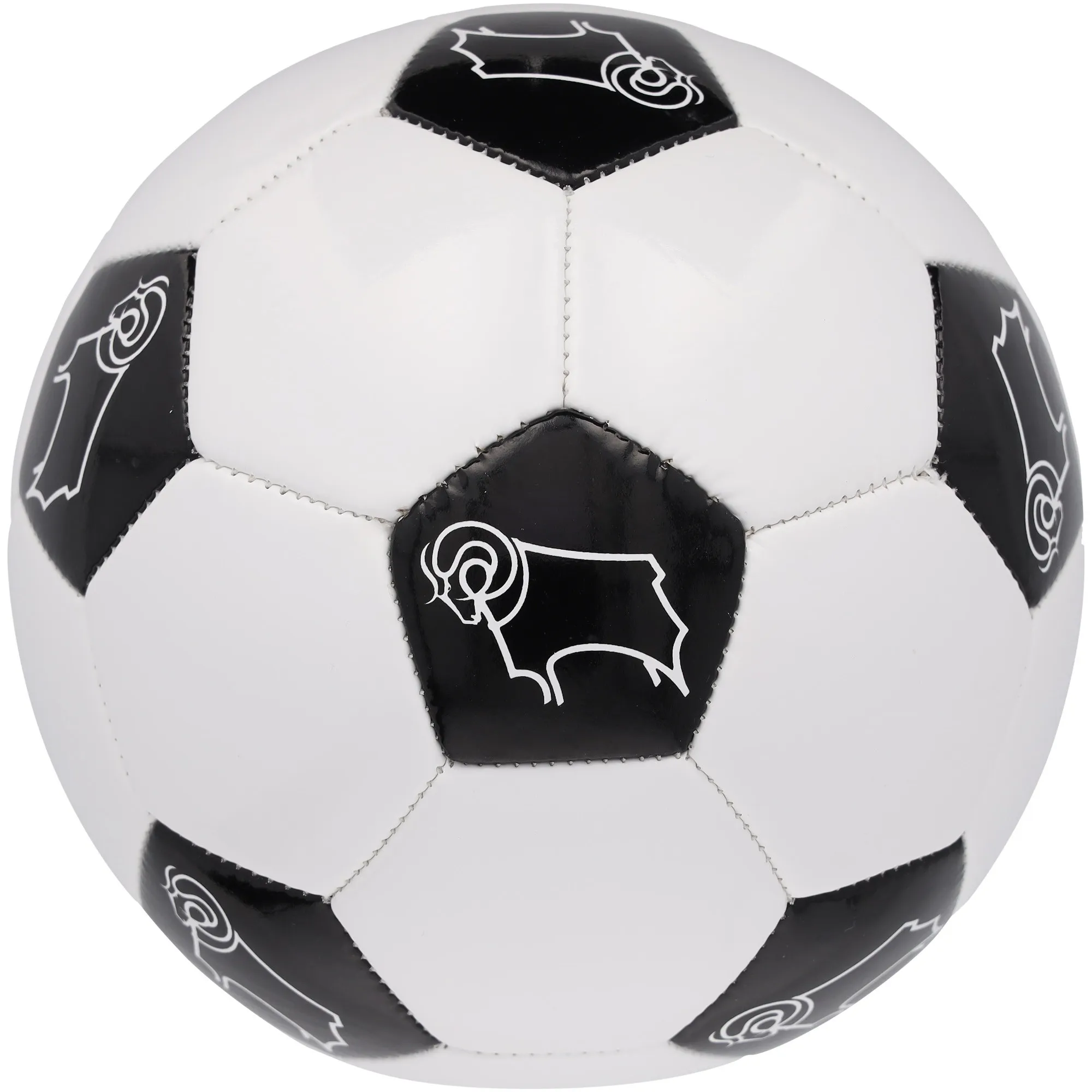 Derby County Autograph Football - Size 1