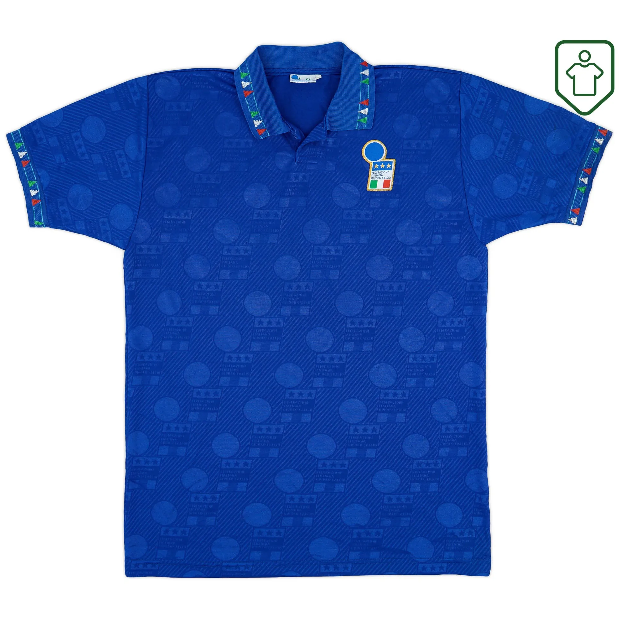 Italy Diadora Home Shirt 1994 - Very Good - 6/10
