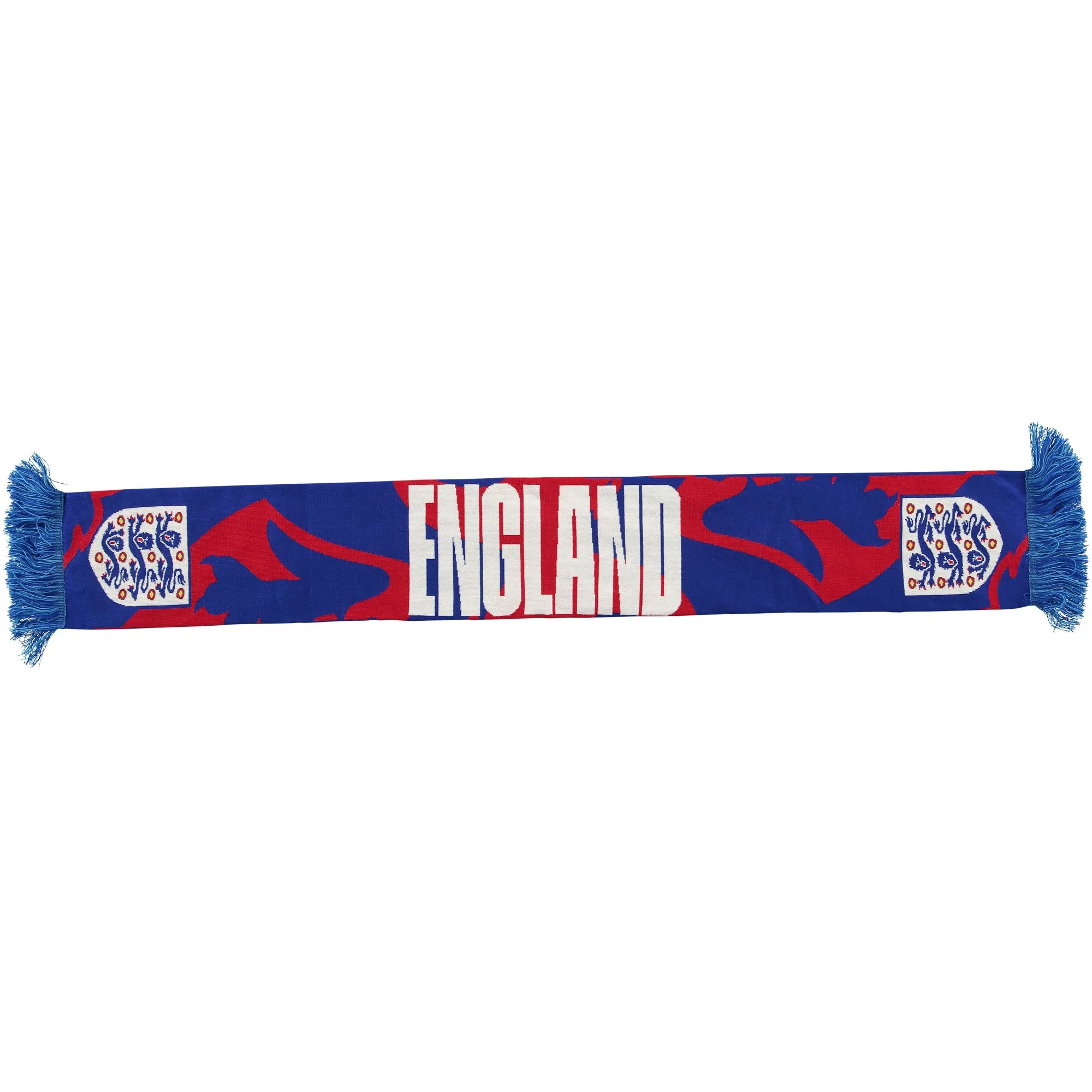 England Three Lions Scarf - Blue/Red - Adults