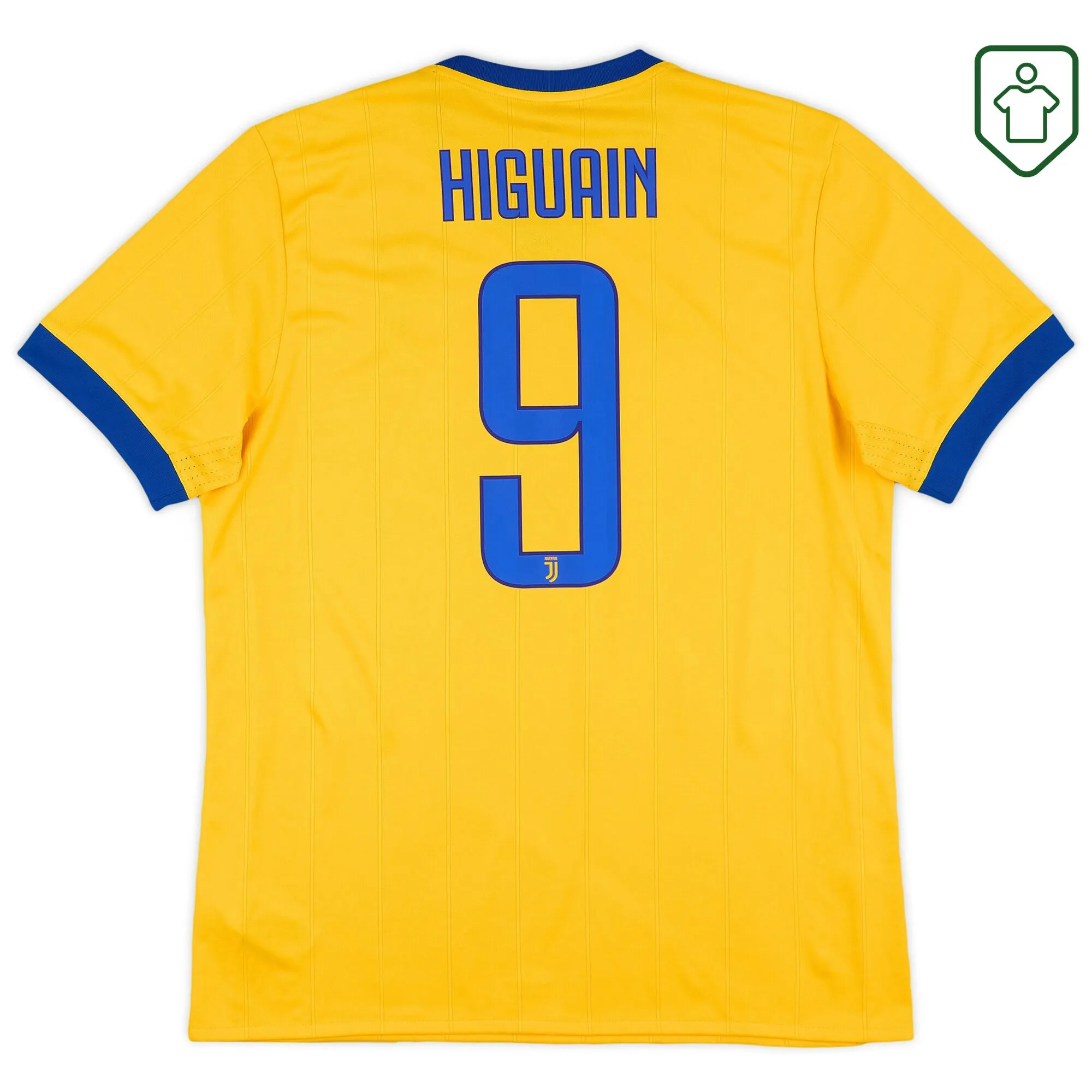 Juventus adidas Away Shirt Higuain #9 2017-18 - Very Good - 6/10