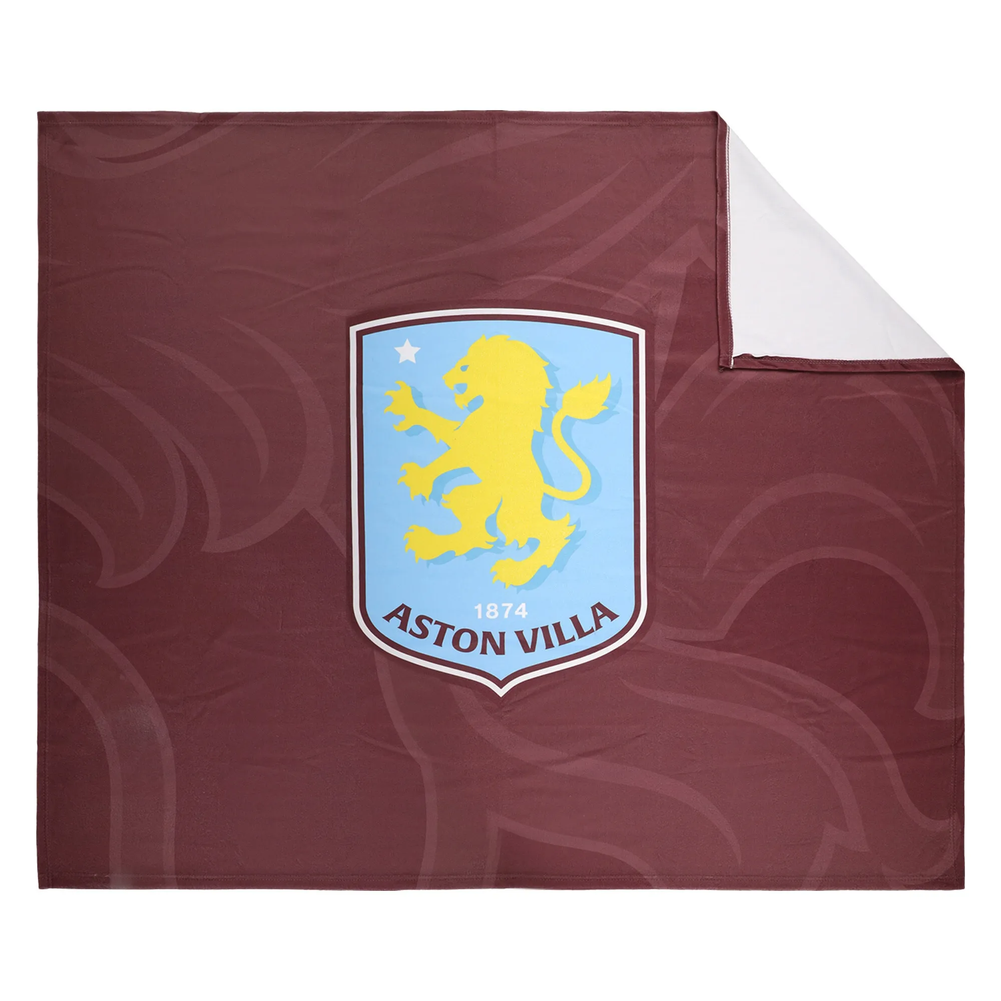 Aston Villa Crest Polar Fleece Blanket