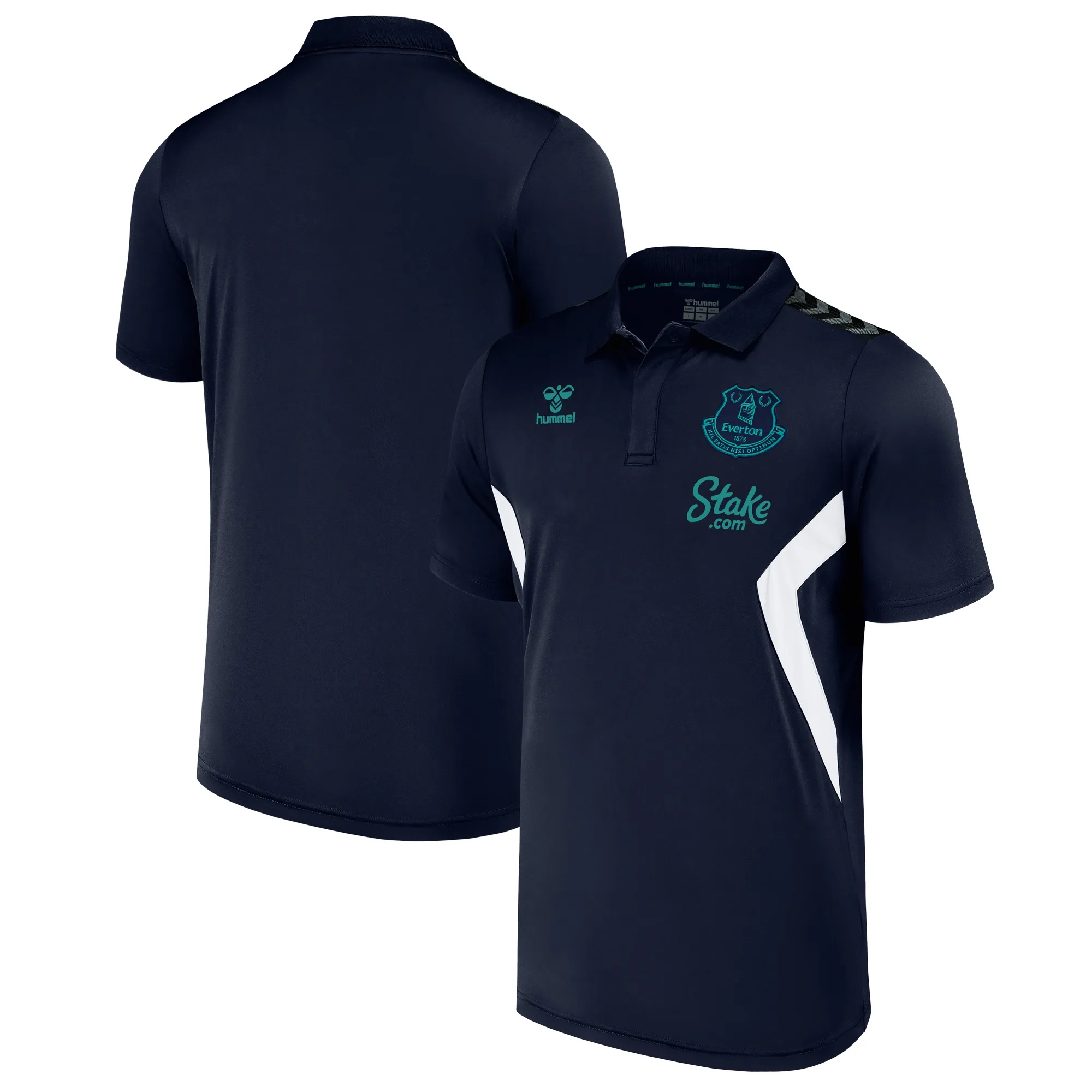 Everton Hummel Training Poly Polo - Navy