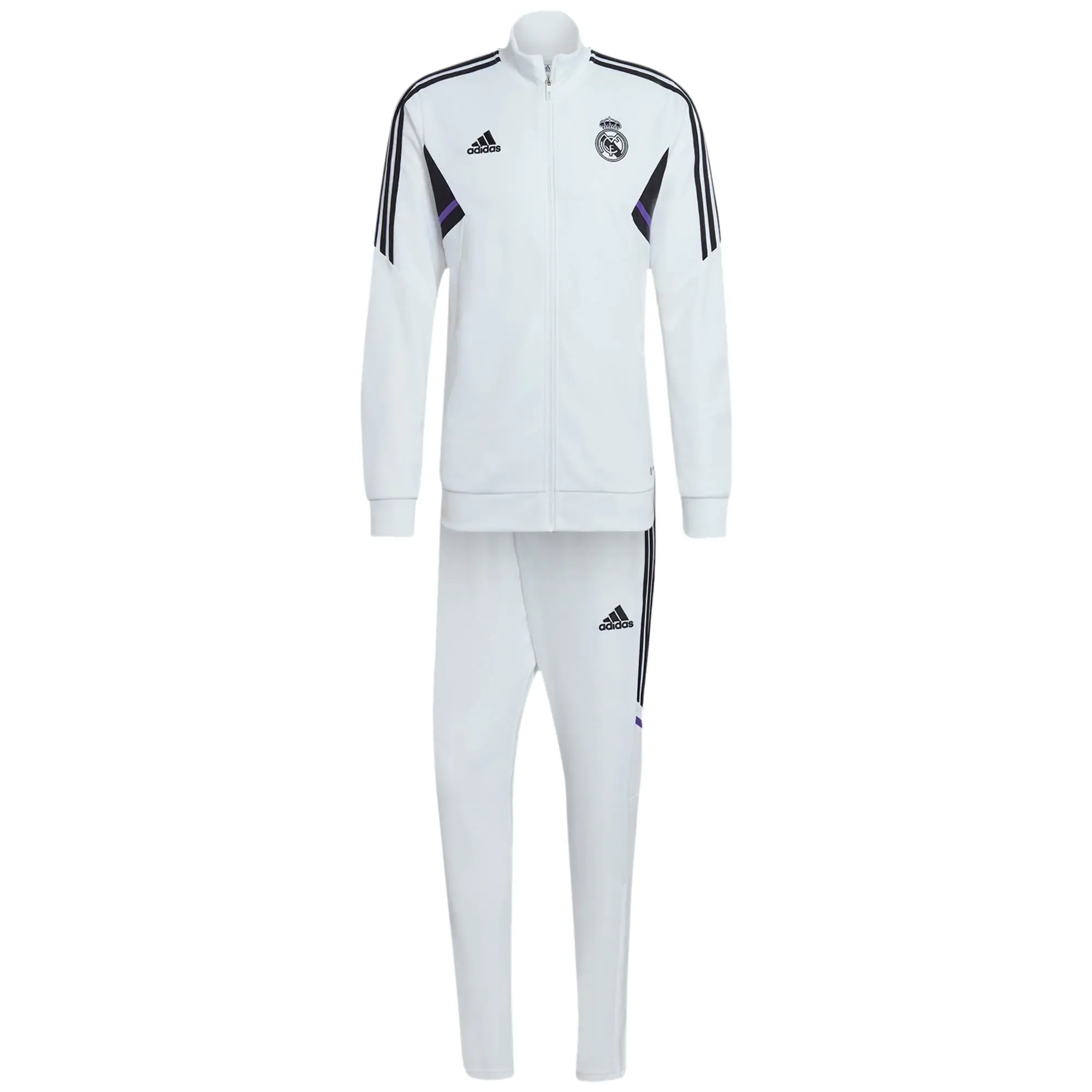 Real Madrid Training Tracksuit - White