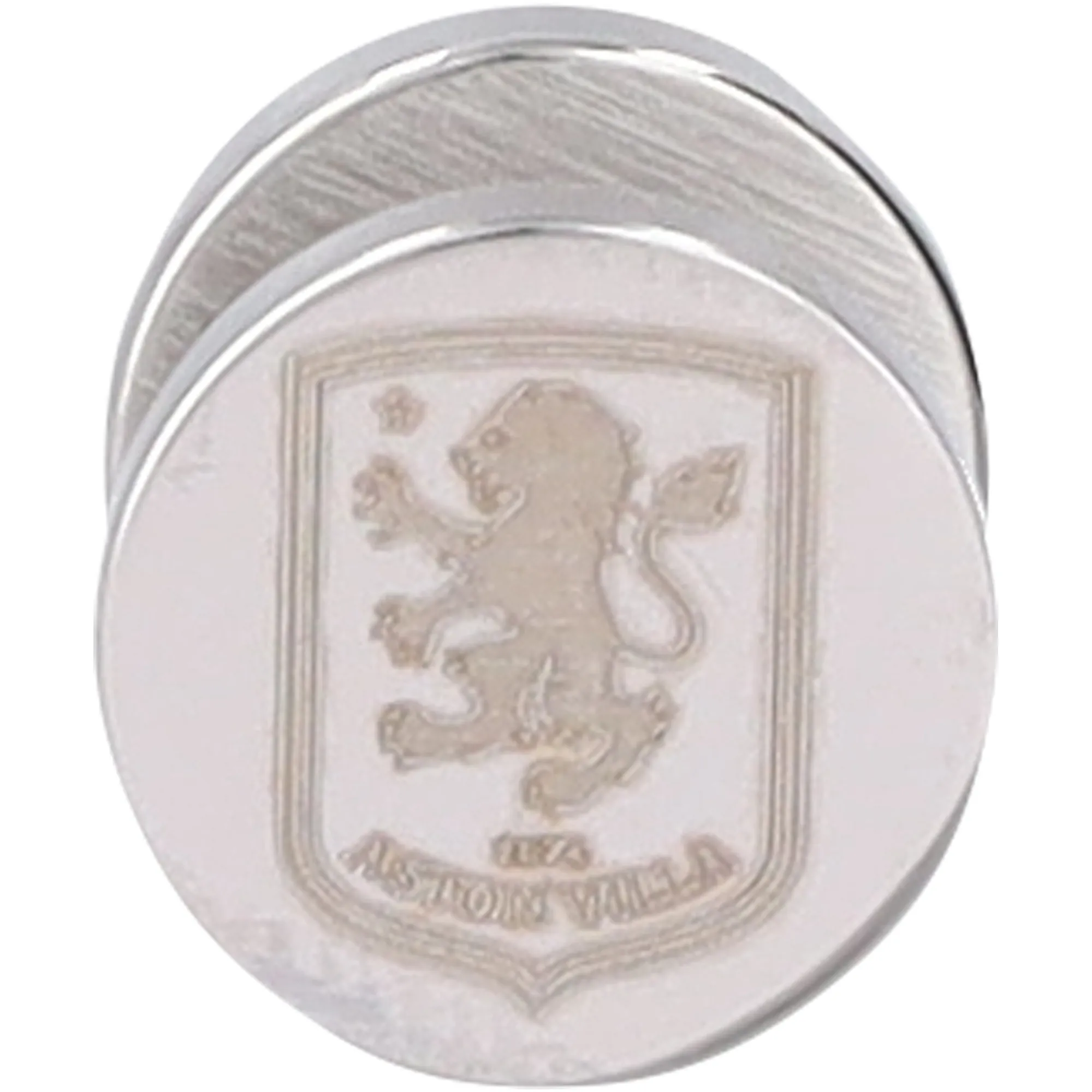 Aston Villa Crest Earring - Round - Stainless Steel