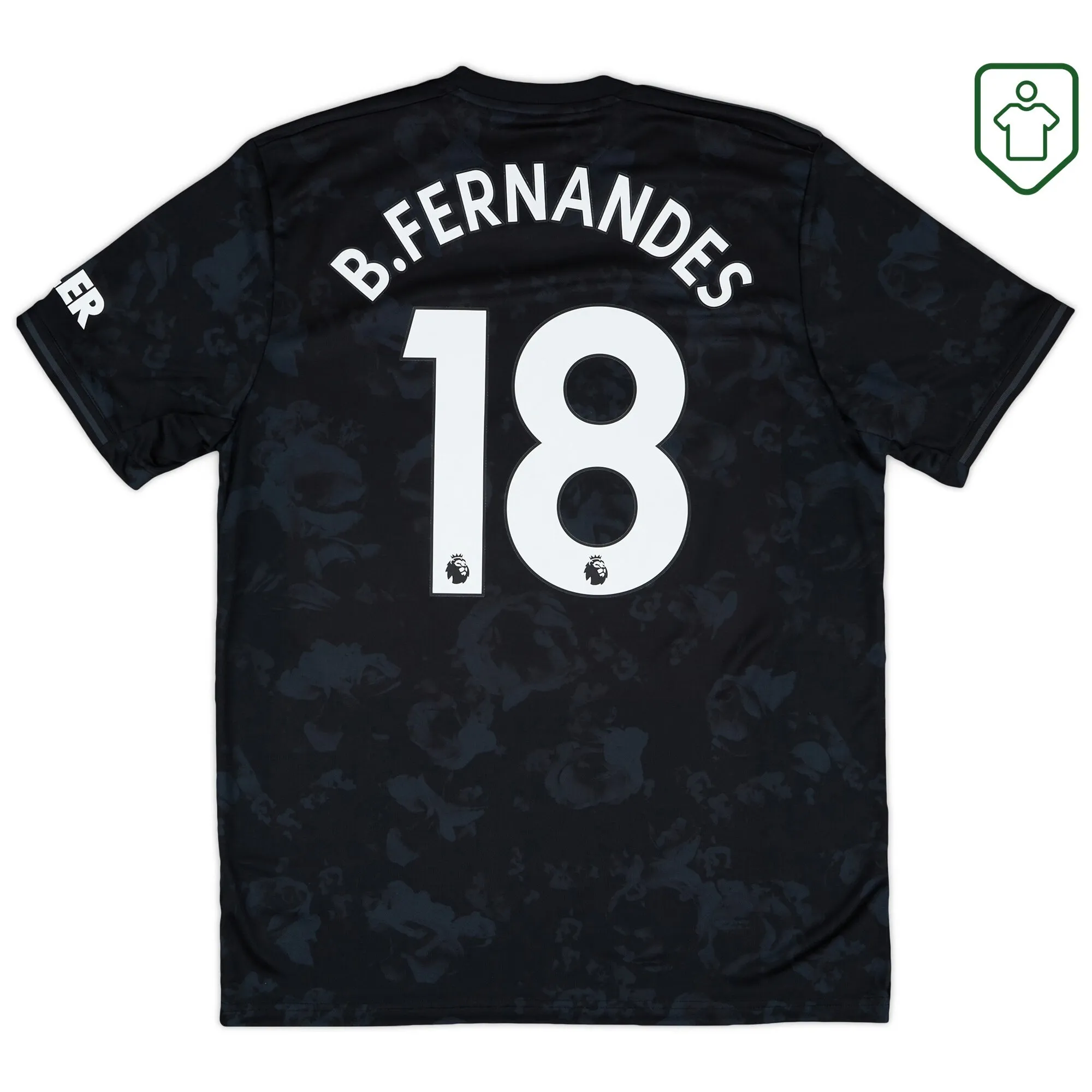 Manchester United adidas Third Shirt B.Fernandes #18 2019-20 - Mint - 10/10