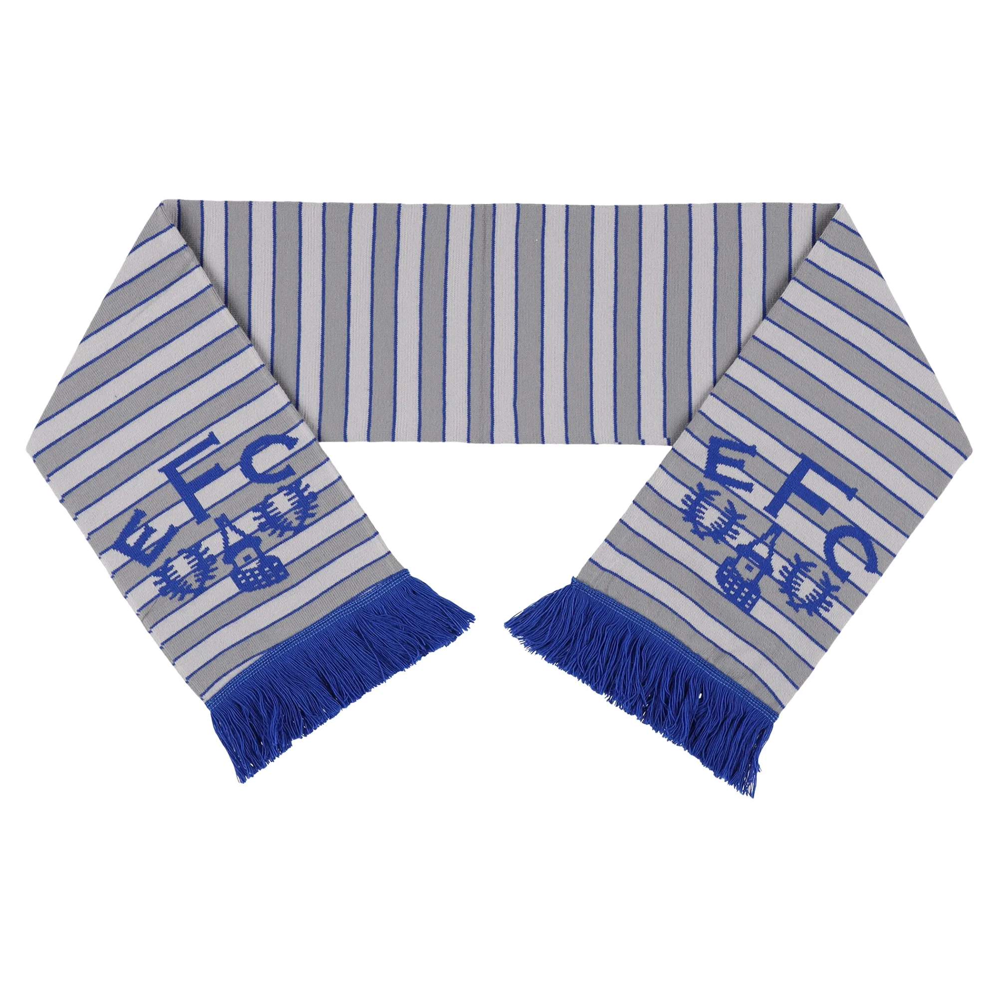 Everton Retro Scarf - Grey - Unisex