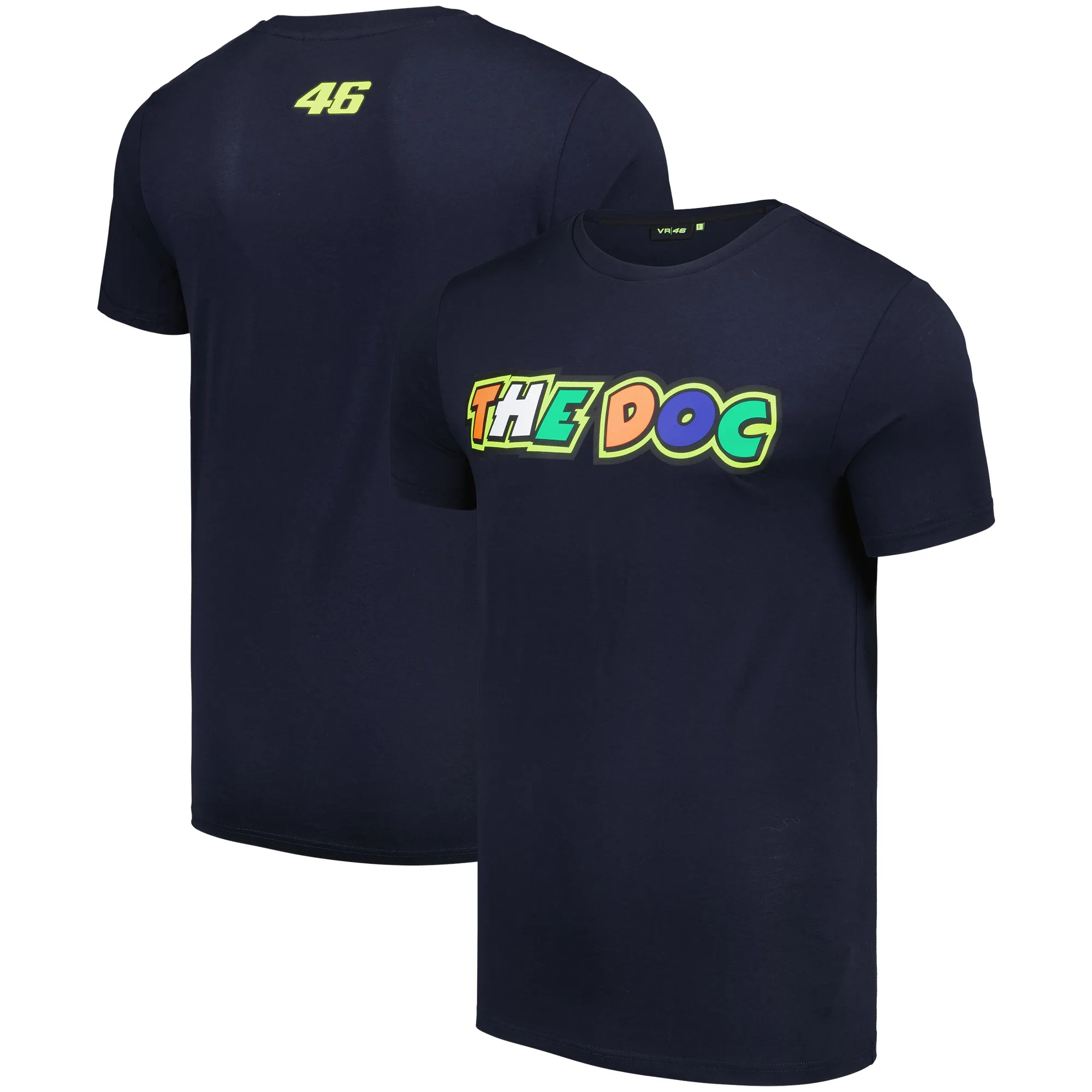 VR46 Racing Valentino Rossi 46 The Doctor T-Shirt - Navy