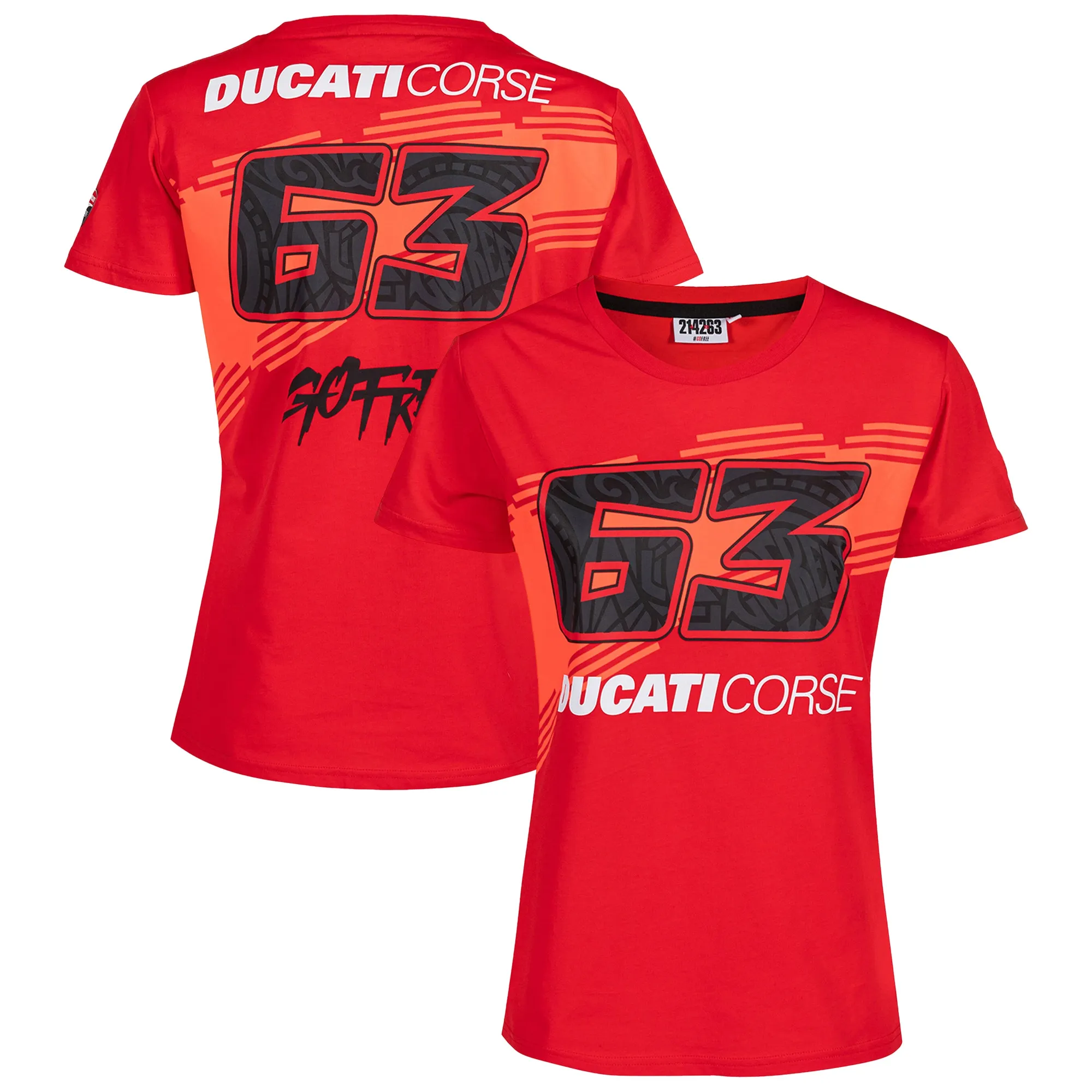 Ducati Corse Francesco Bagnaia T-Shirt - Womens