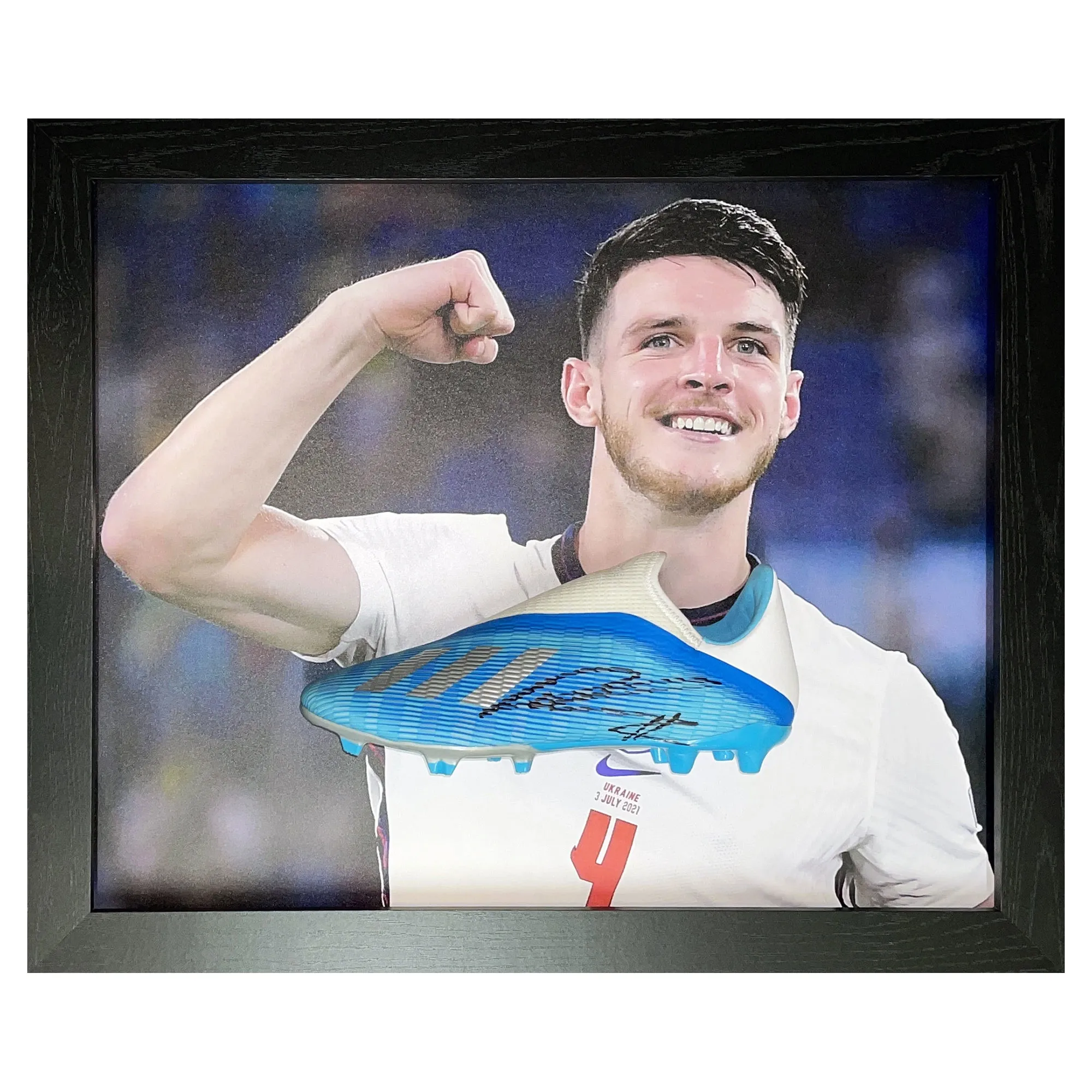 England Declan Rice Signed Adidas Football Boot