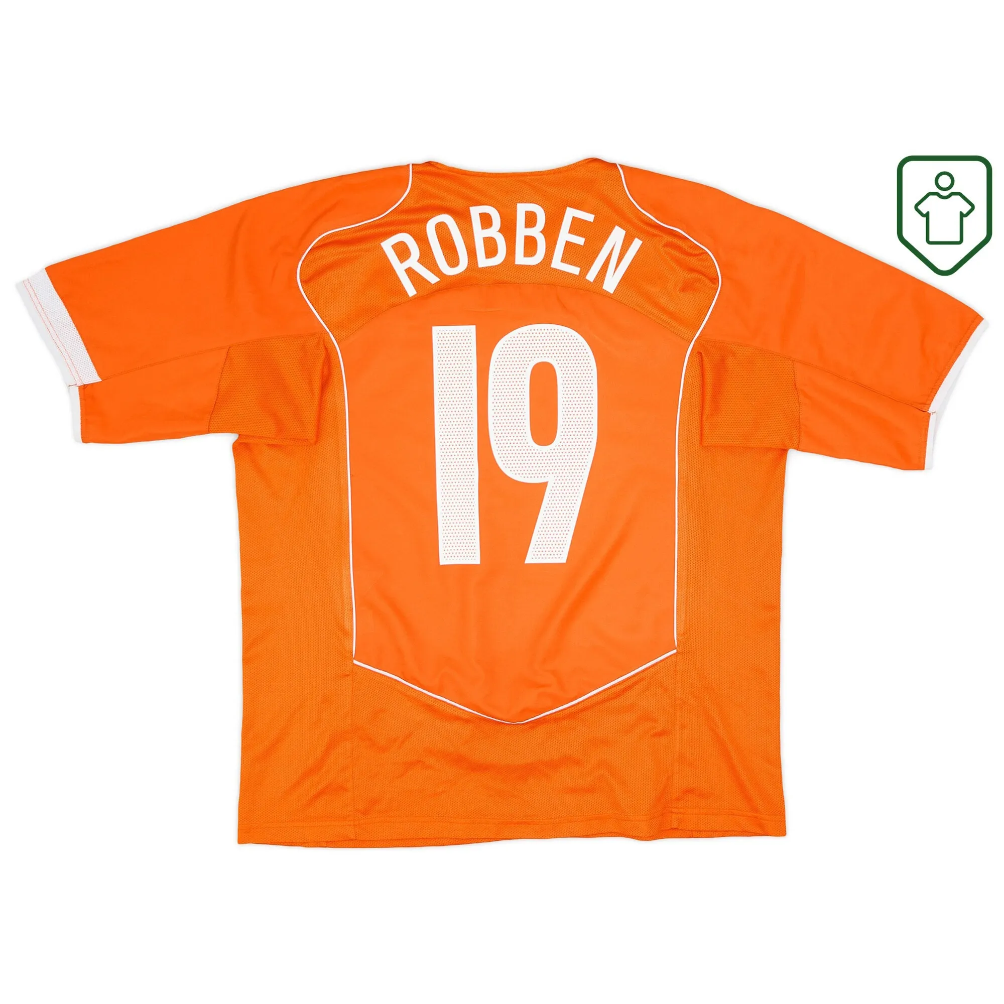 Netherlands Nike Home Shirt Robben #19 2004-06 - Excellent - 8/10
