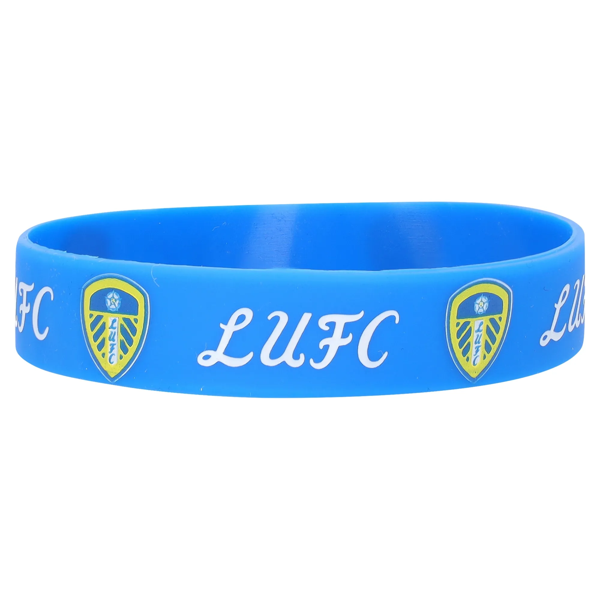 Leeds United Silicone Crest Wristband