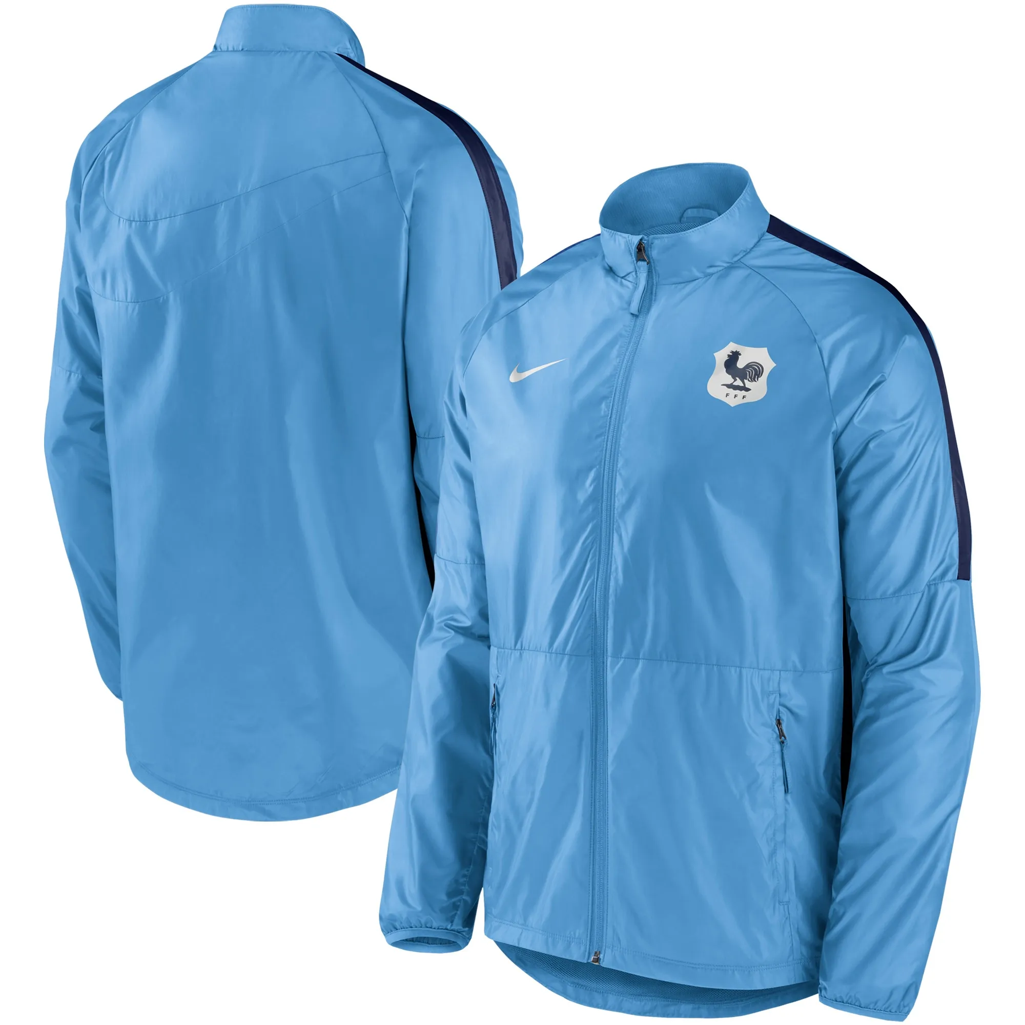 France Women's Nike Academy Repel Jacket - Blue - Kids